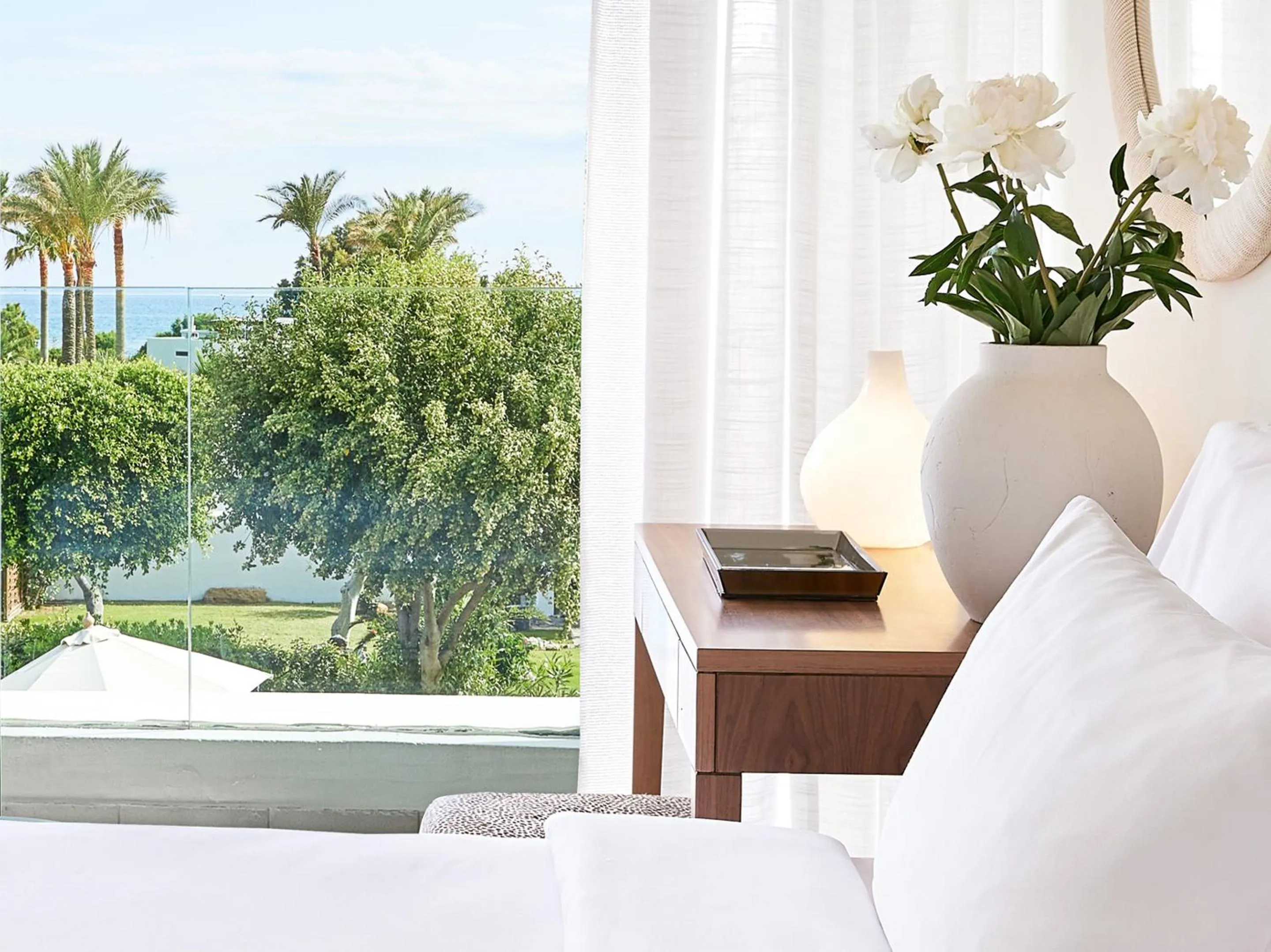Bed in Amirandes, A Grecotel Resort to Live