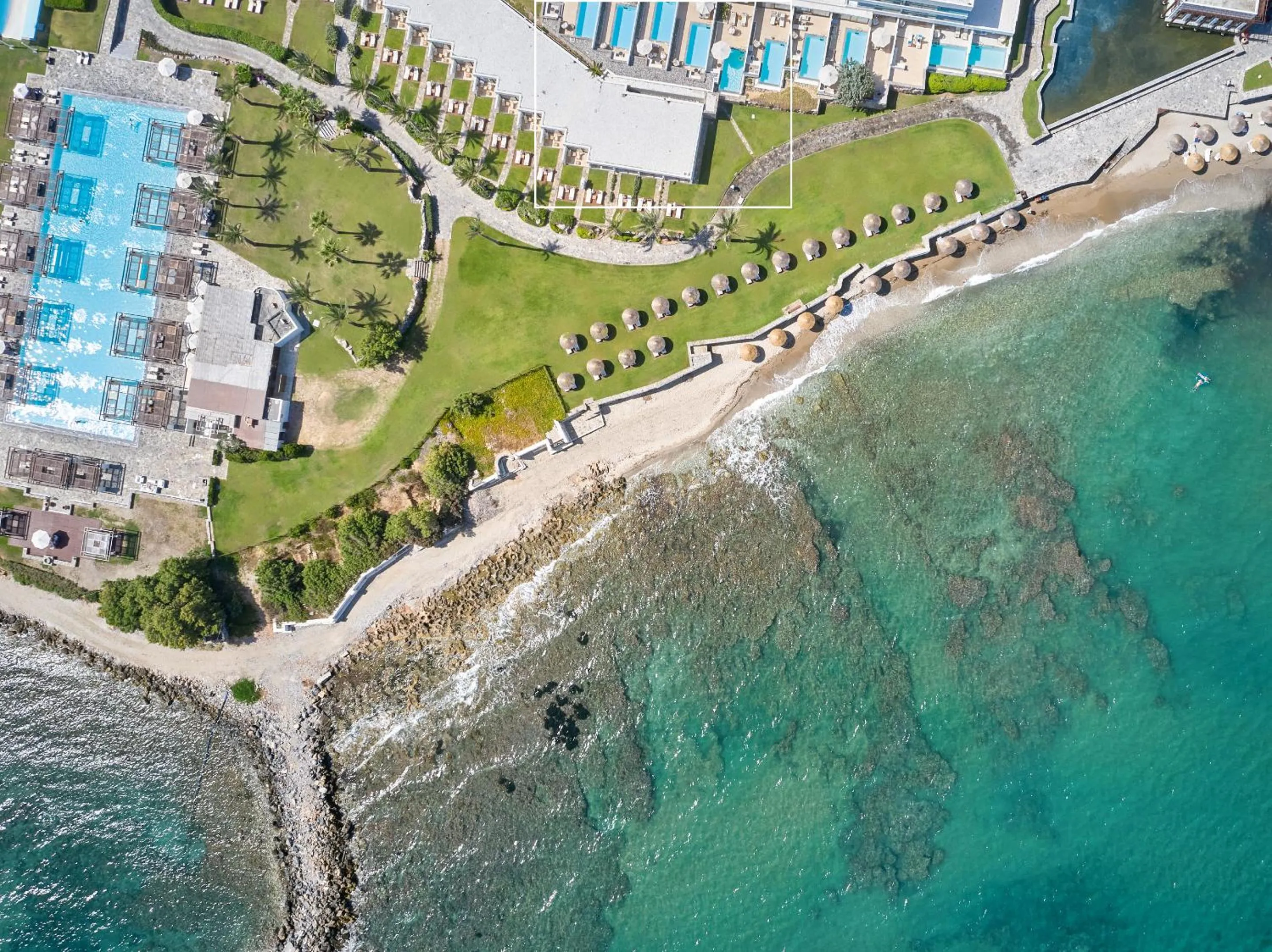 Bird's eye view in Amirandes, A Grecotel Resort to Live