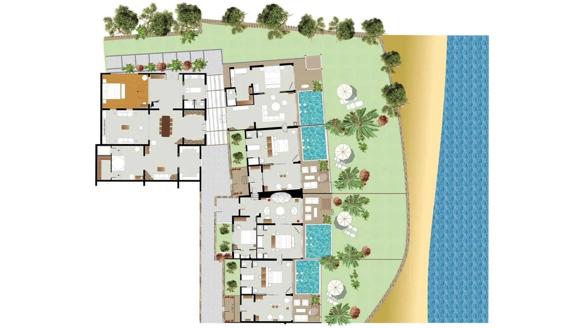 Floor plan in Amirandes, A Grecotel Resort to Live
