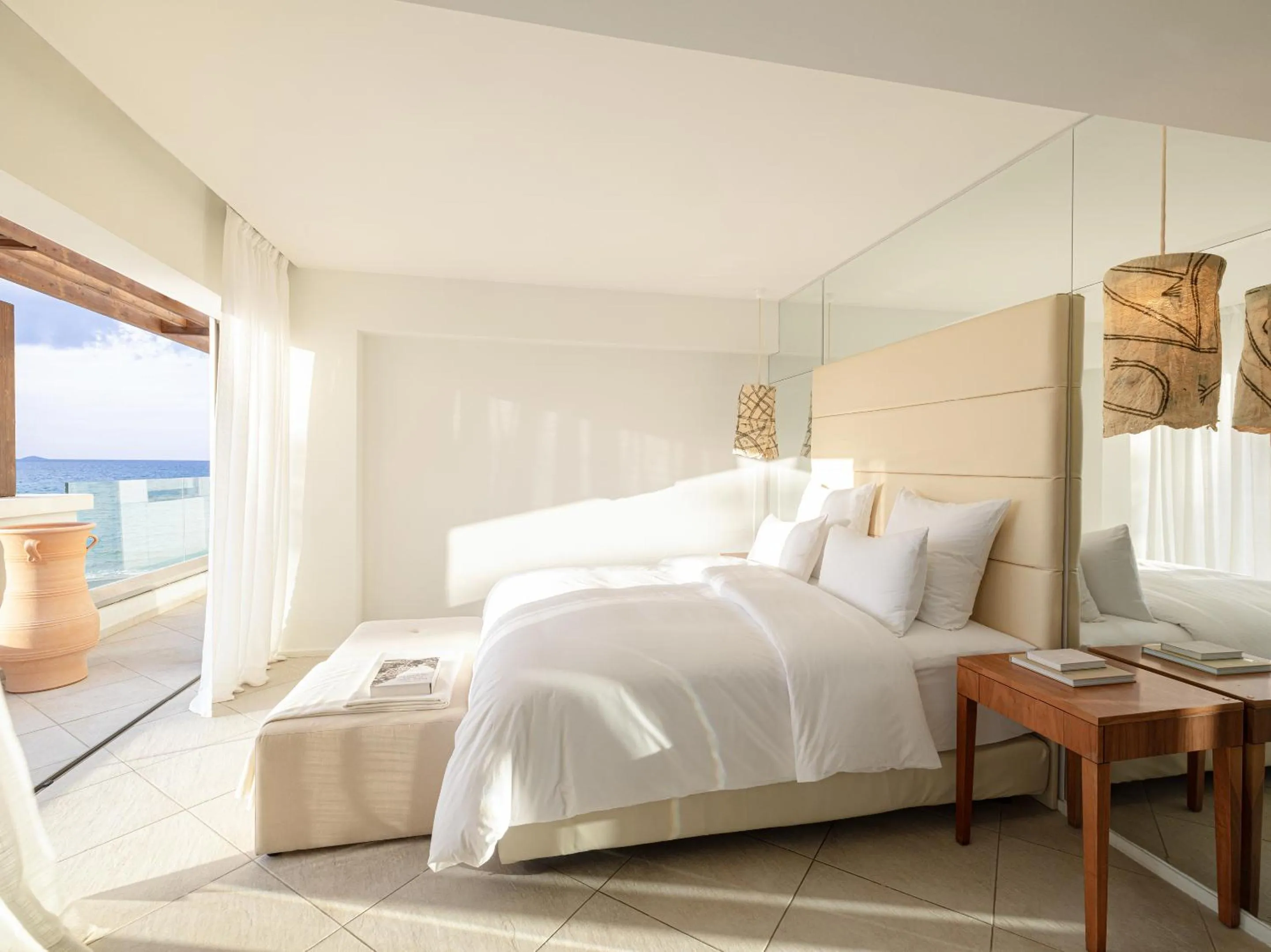 Bed in Amirandes, A Grecotel Resort to Live