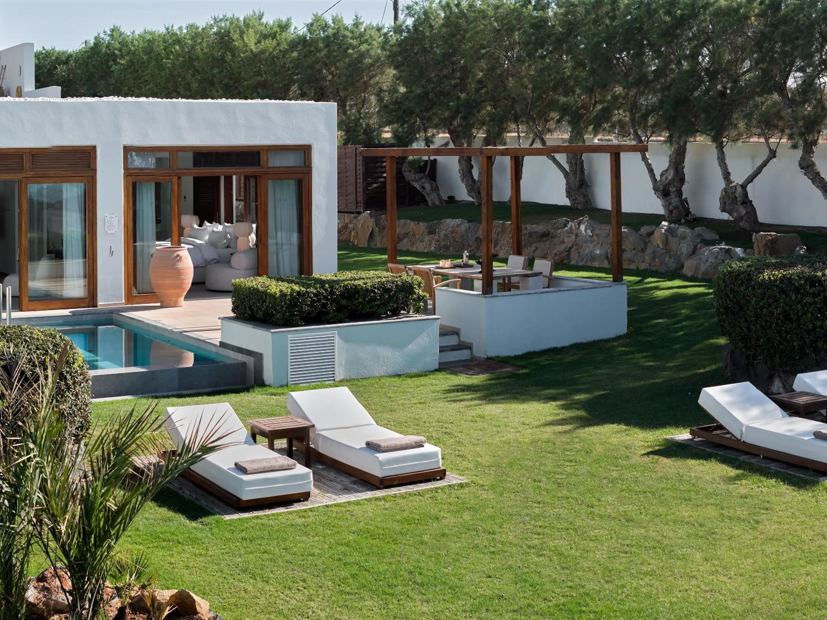 Patio in Amirandes, A Grecotel Resort to Live