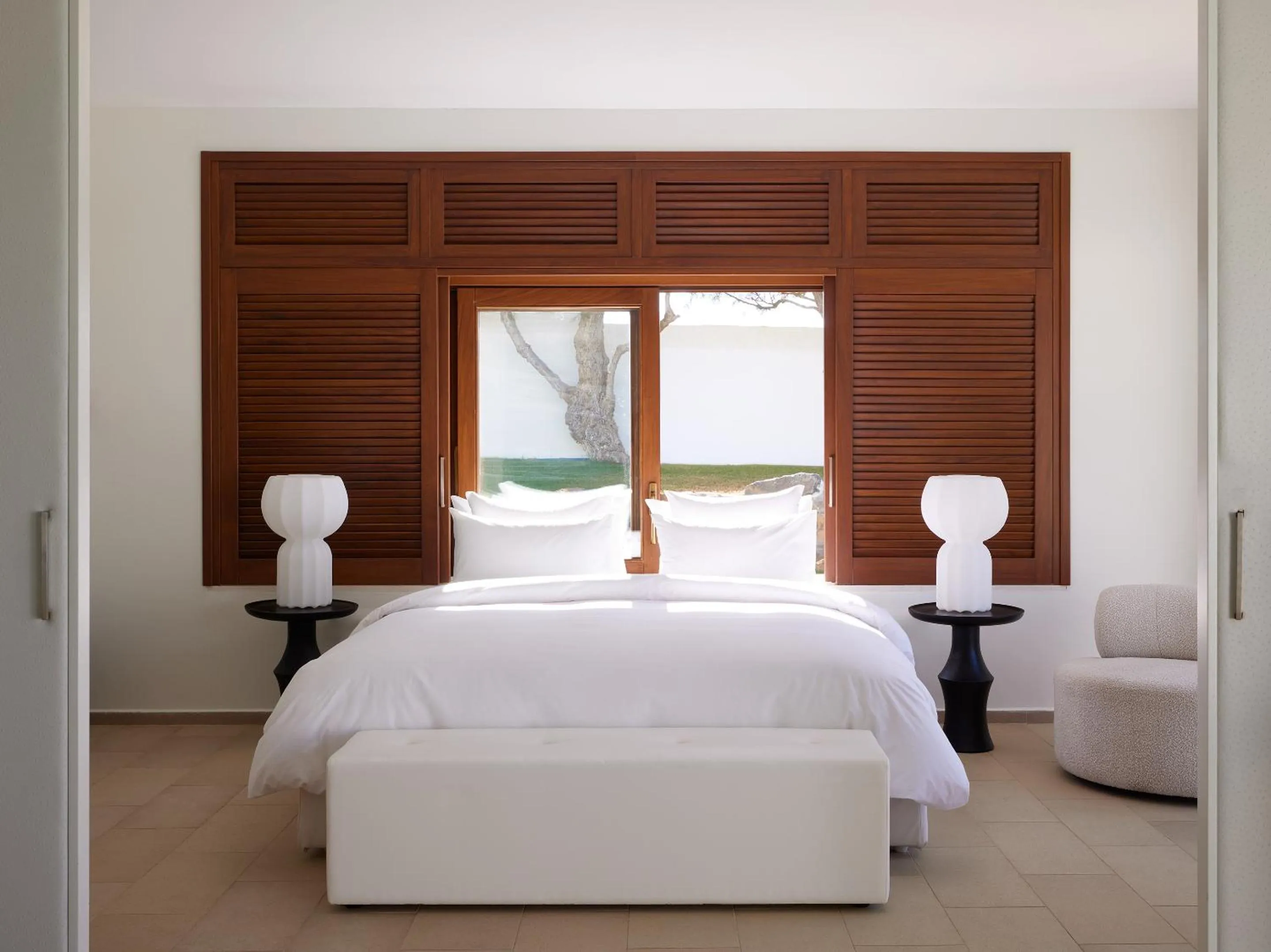Bed in Amirandes, A Grecotel Resort to Live