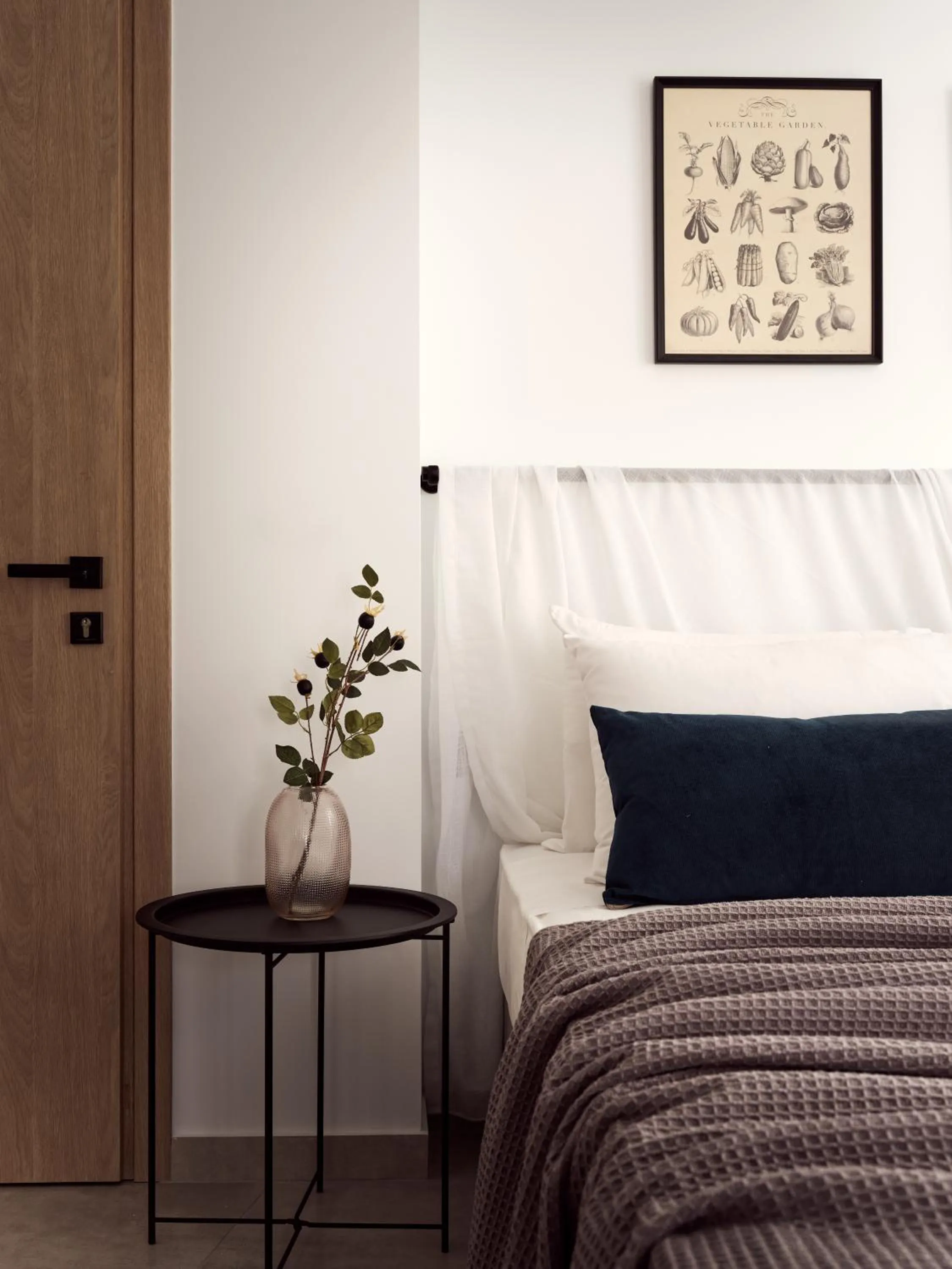 View (from property/room), Bed in Giannoulis City Apartments