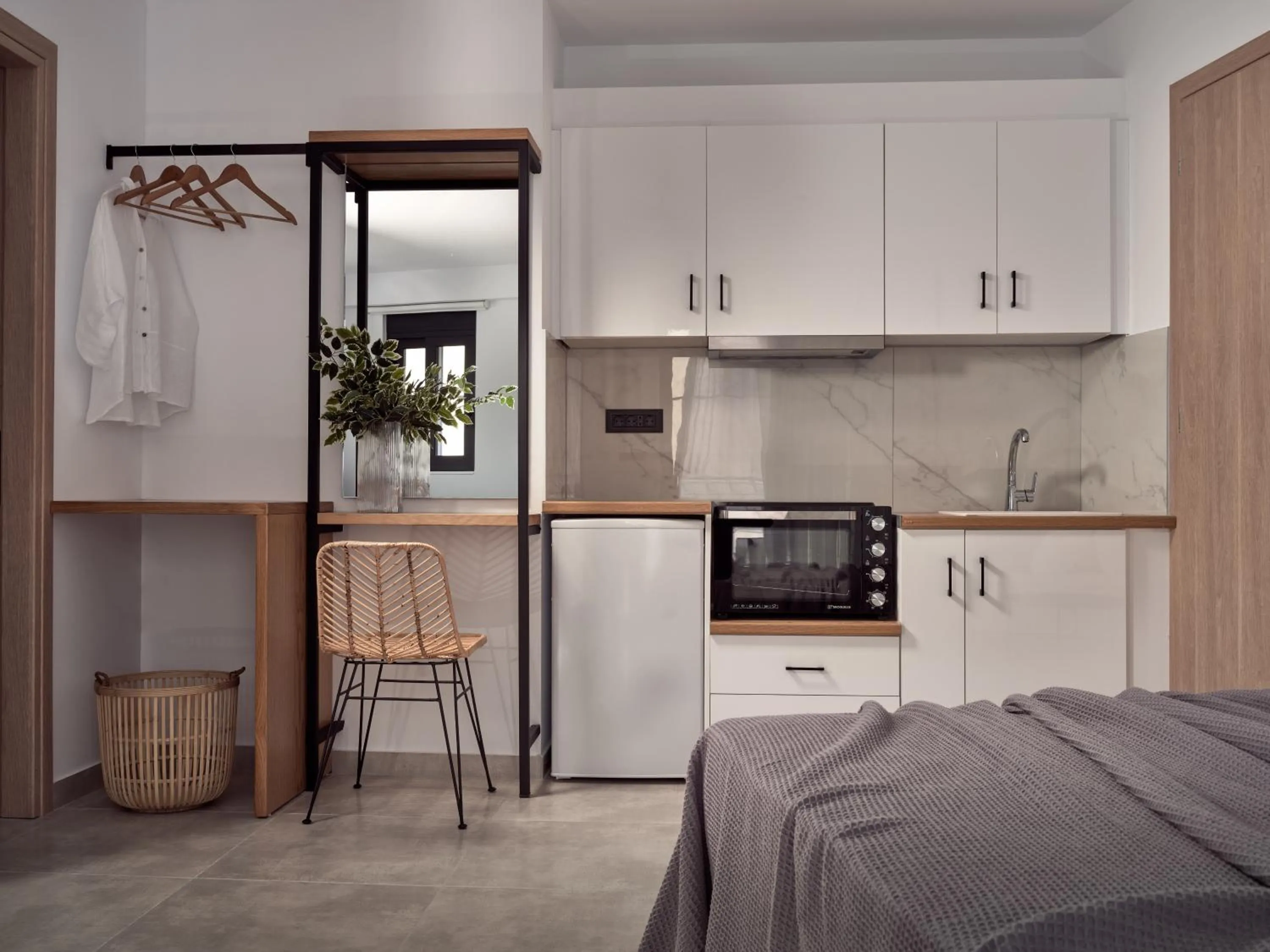 Bedroom, Bed in Giannoulis City Apartments