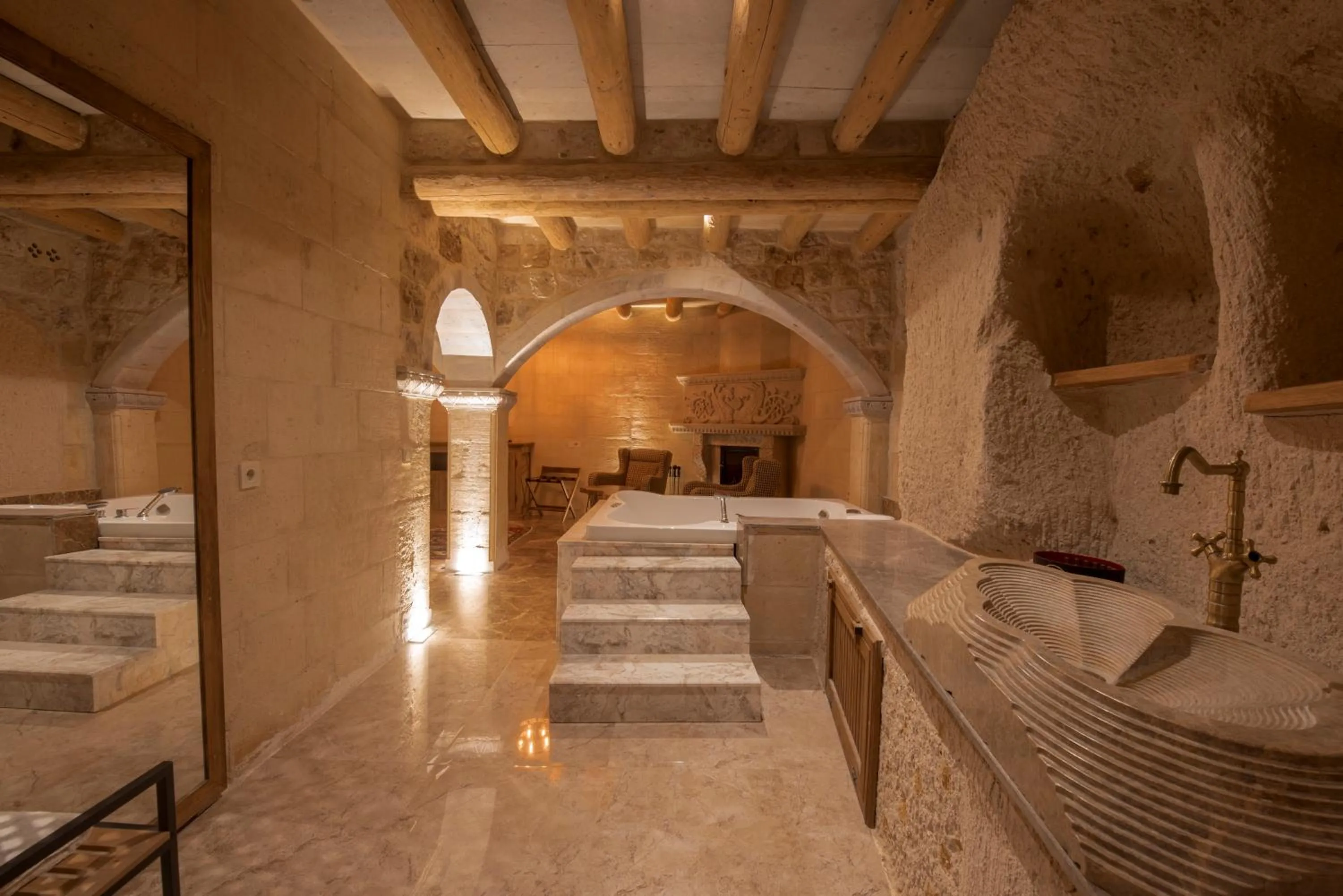 Hot Tub in Harem Suites Cappadocia