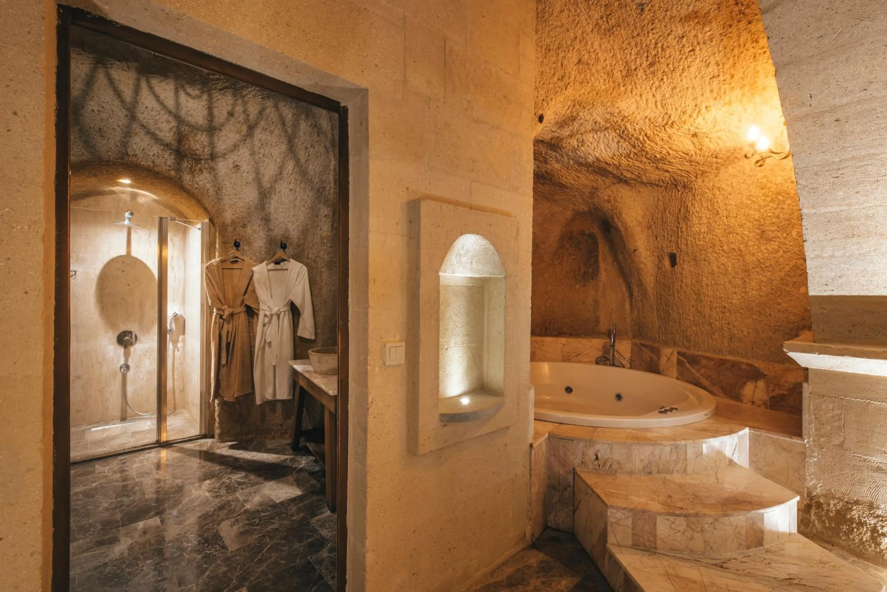 Hot Tub in Harem Suites Cappadocia