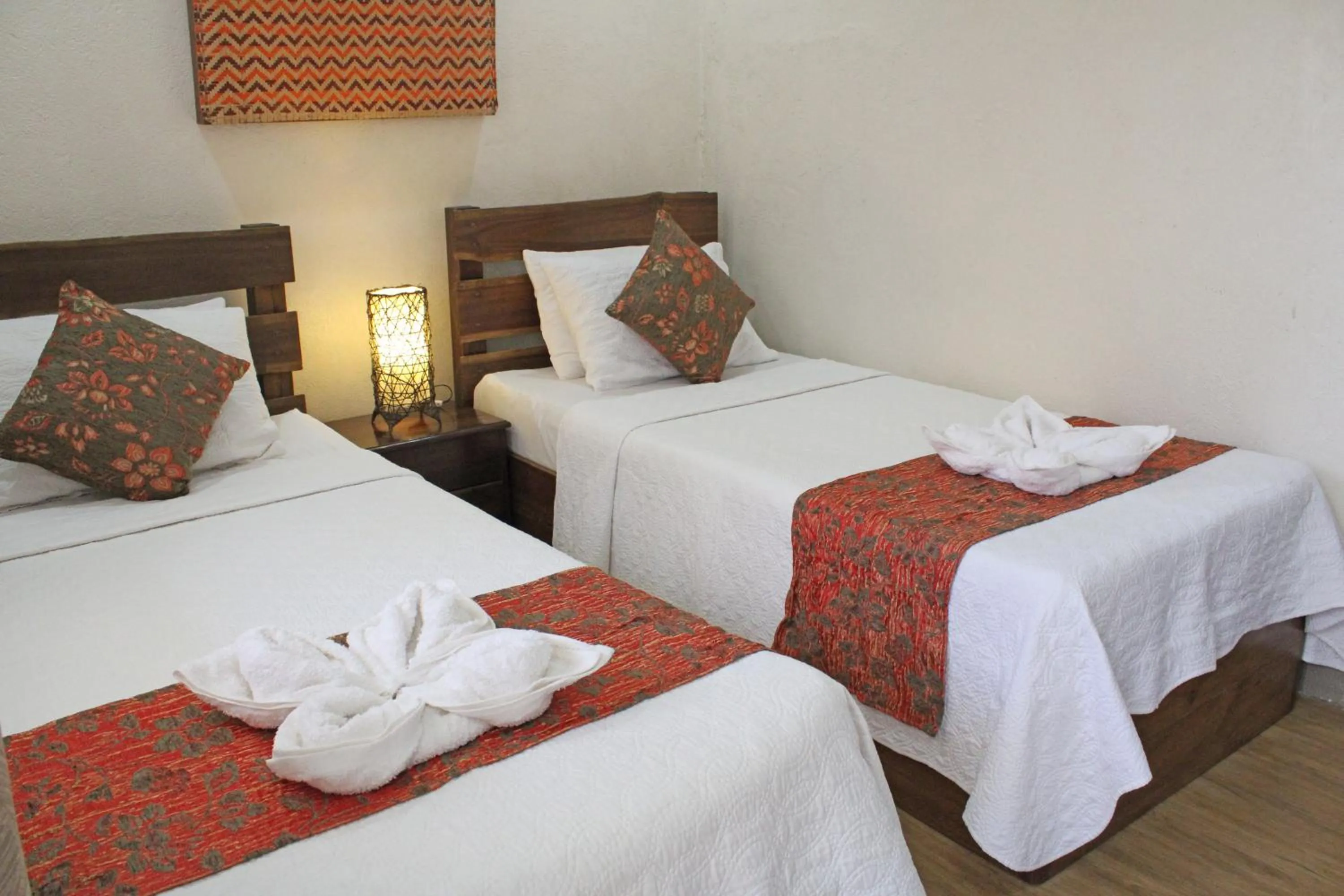 Bed in Balaibinda Lodge