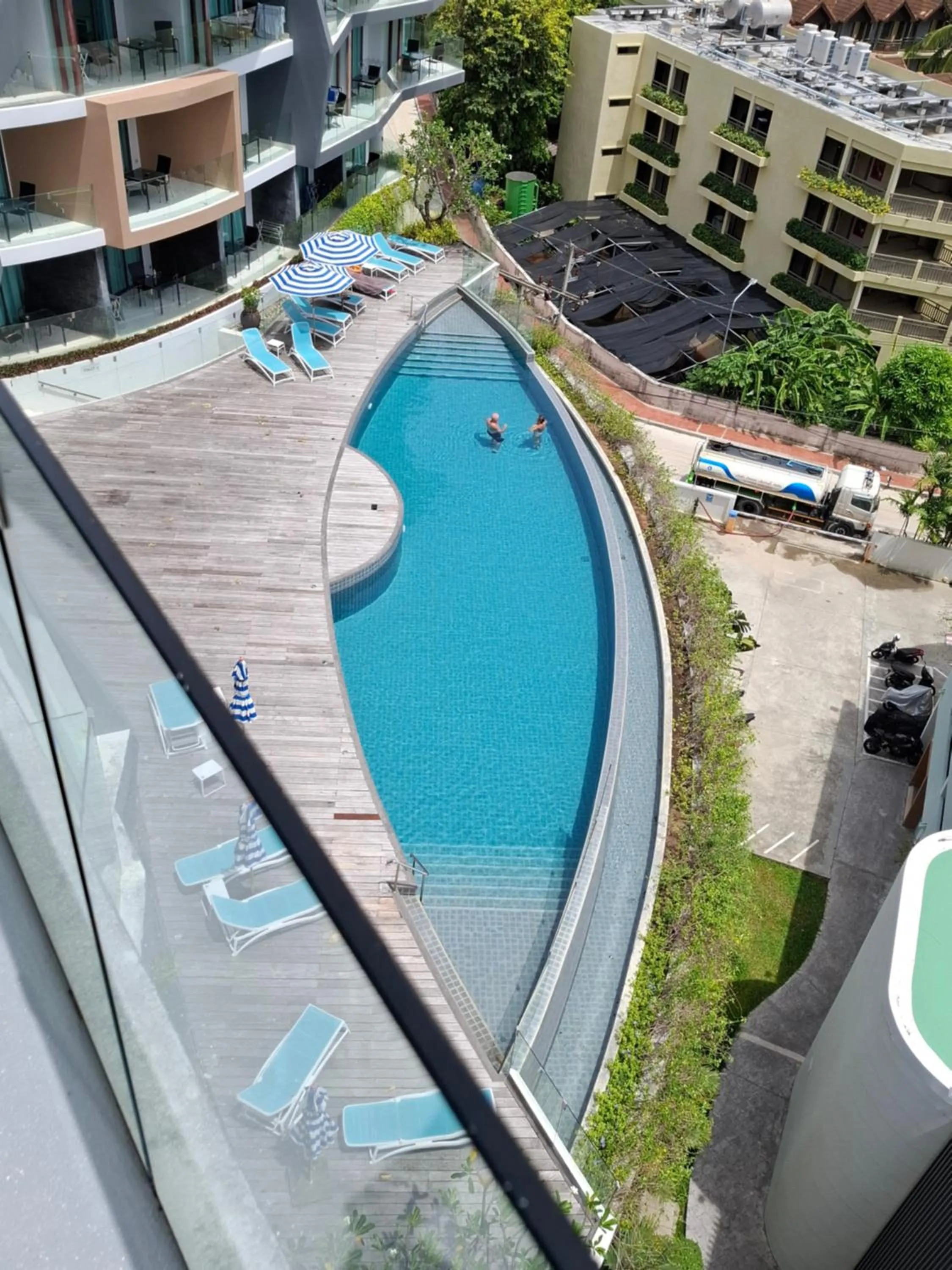 Swimming pool in Twin Sands Resort Penthouse