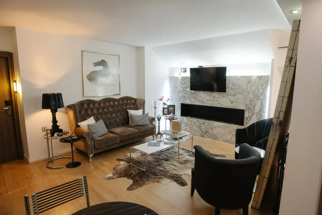 Lobby or reception in Andromeda Boutique Hotel