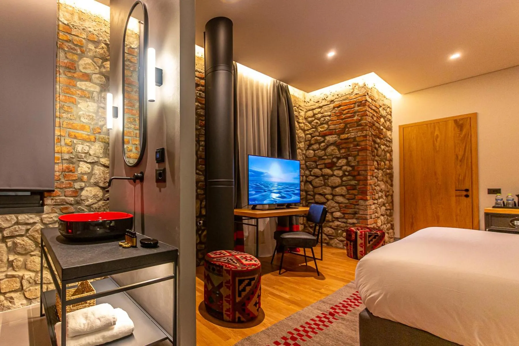 Bed in Melesin Distillery