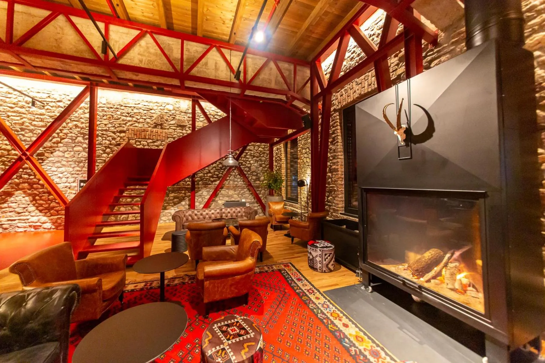 Living room in Melesin Distillery