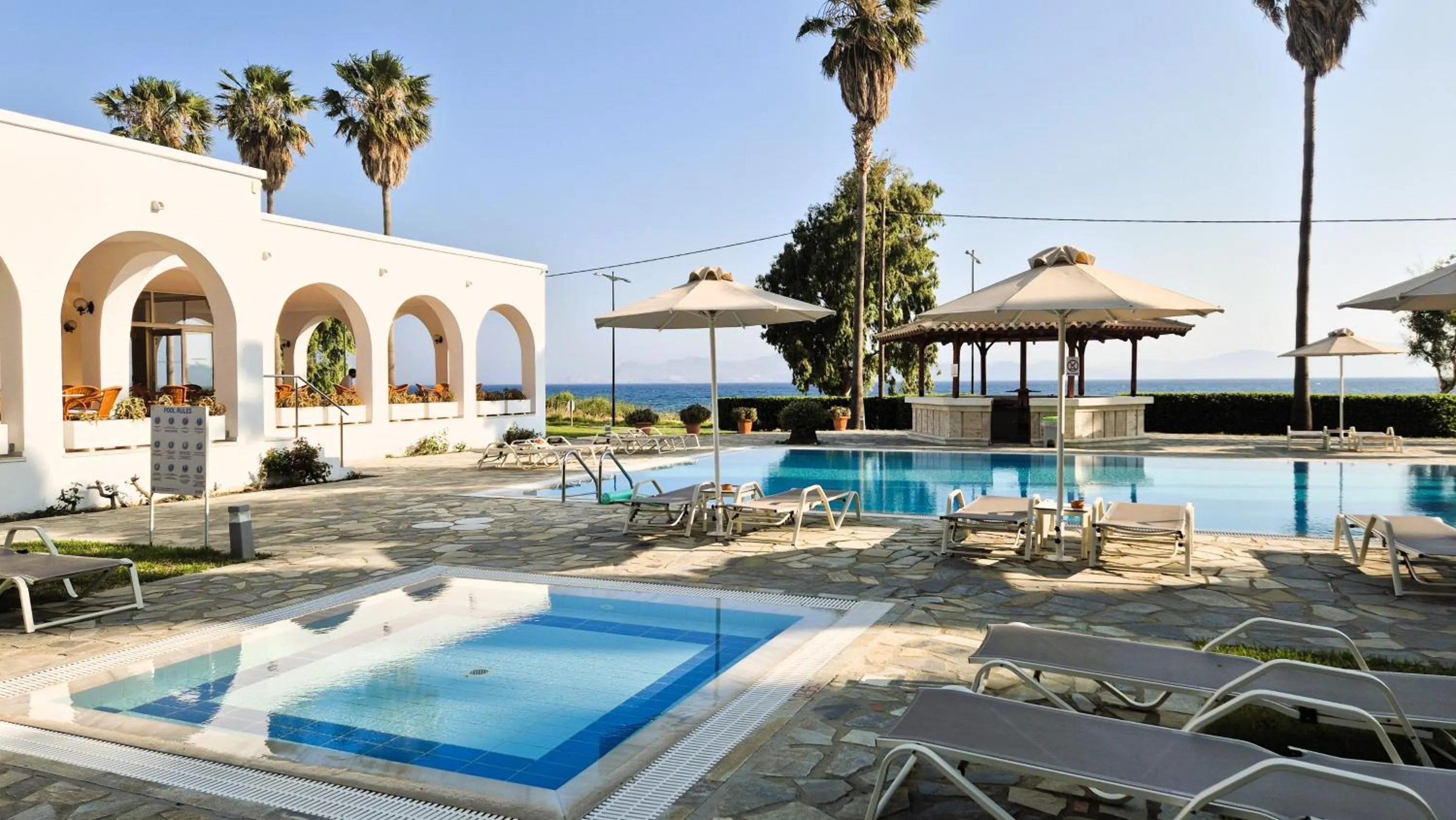 Swimming pool in Andromeda Hotel Apartments