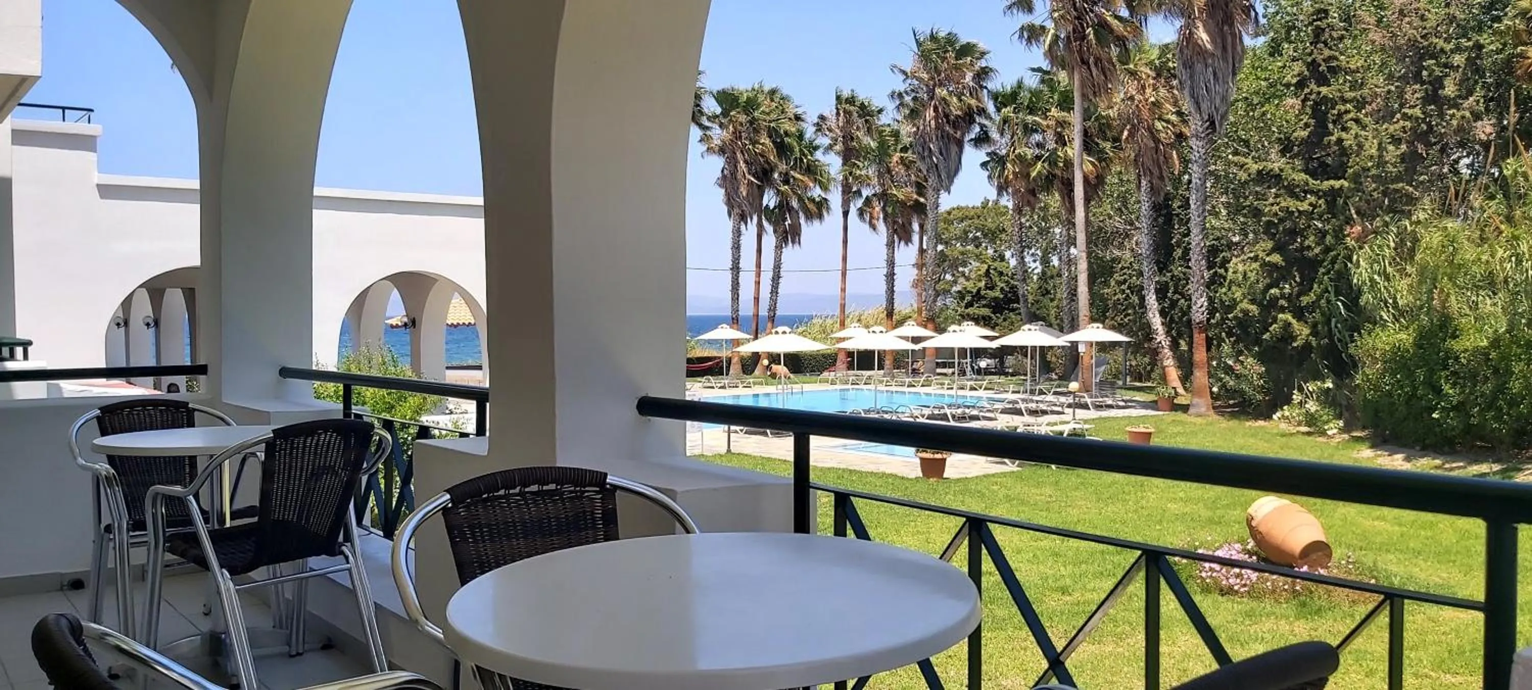 Garden view in Andromeda Hotel Apartments