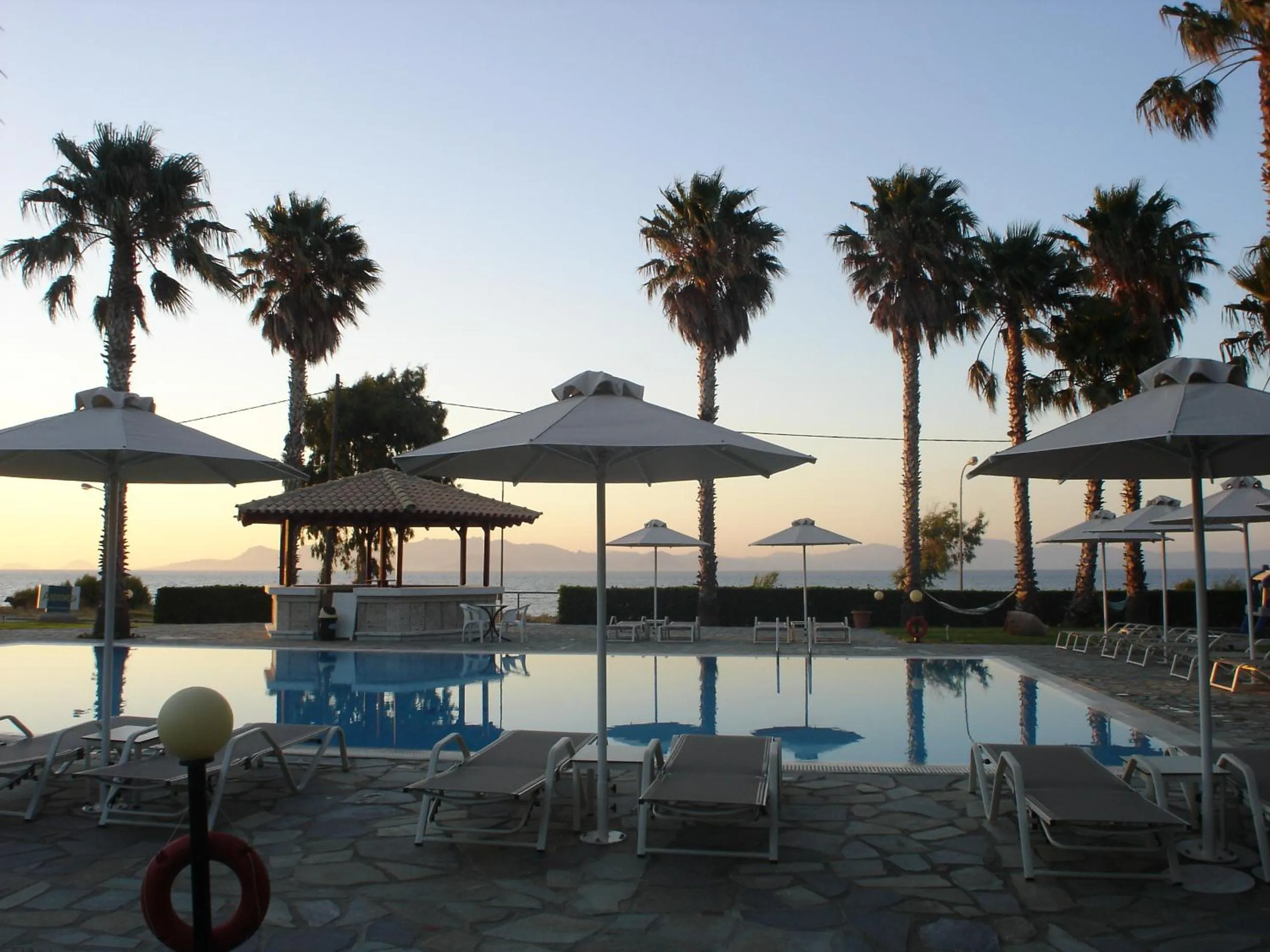 Pool view in Andromeda Hotel Apartments