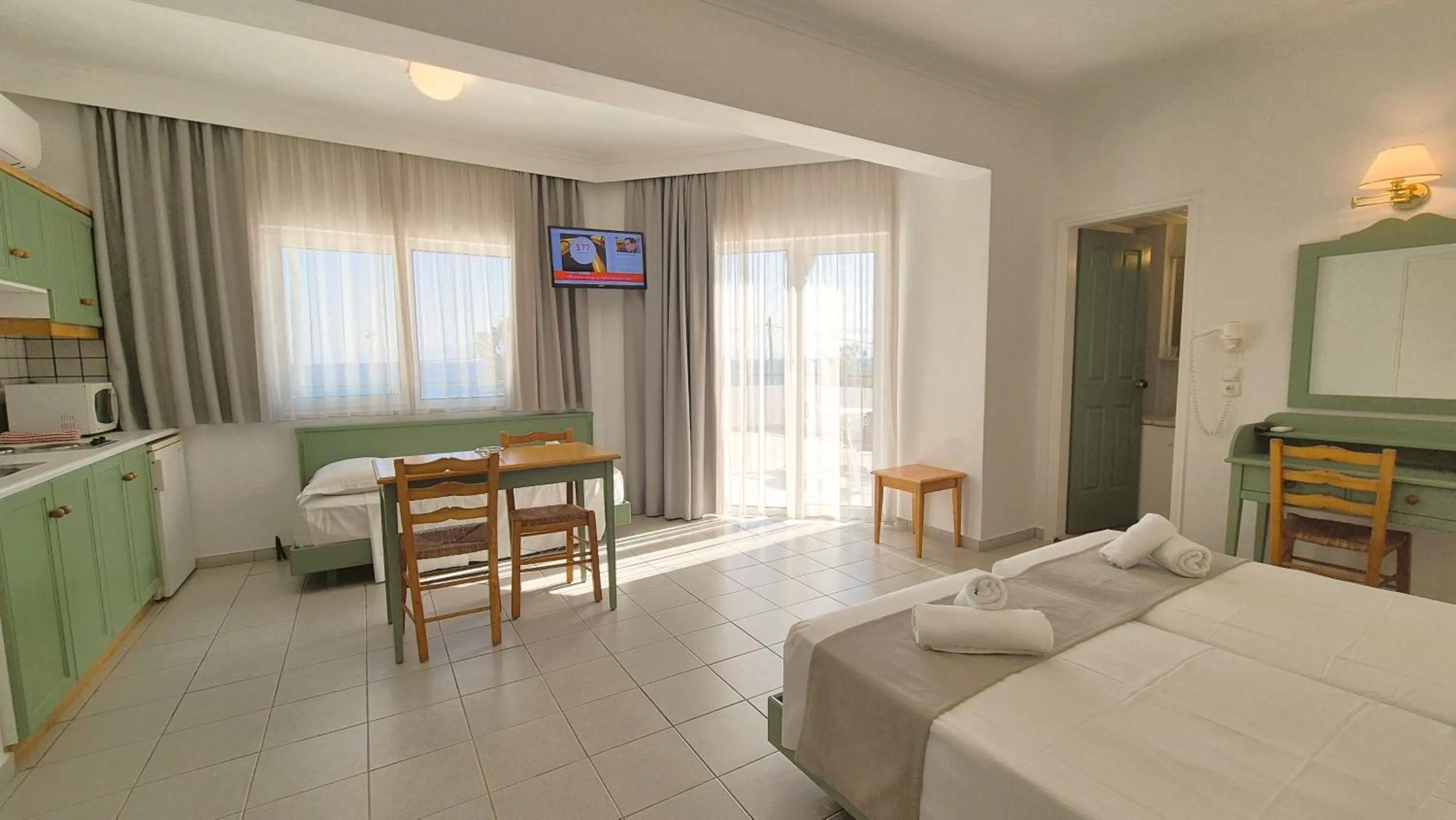 Photo of the whole room, Bed in Andromeda Hotel Apartments