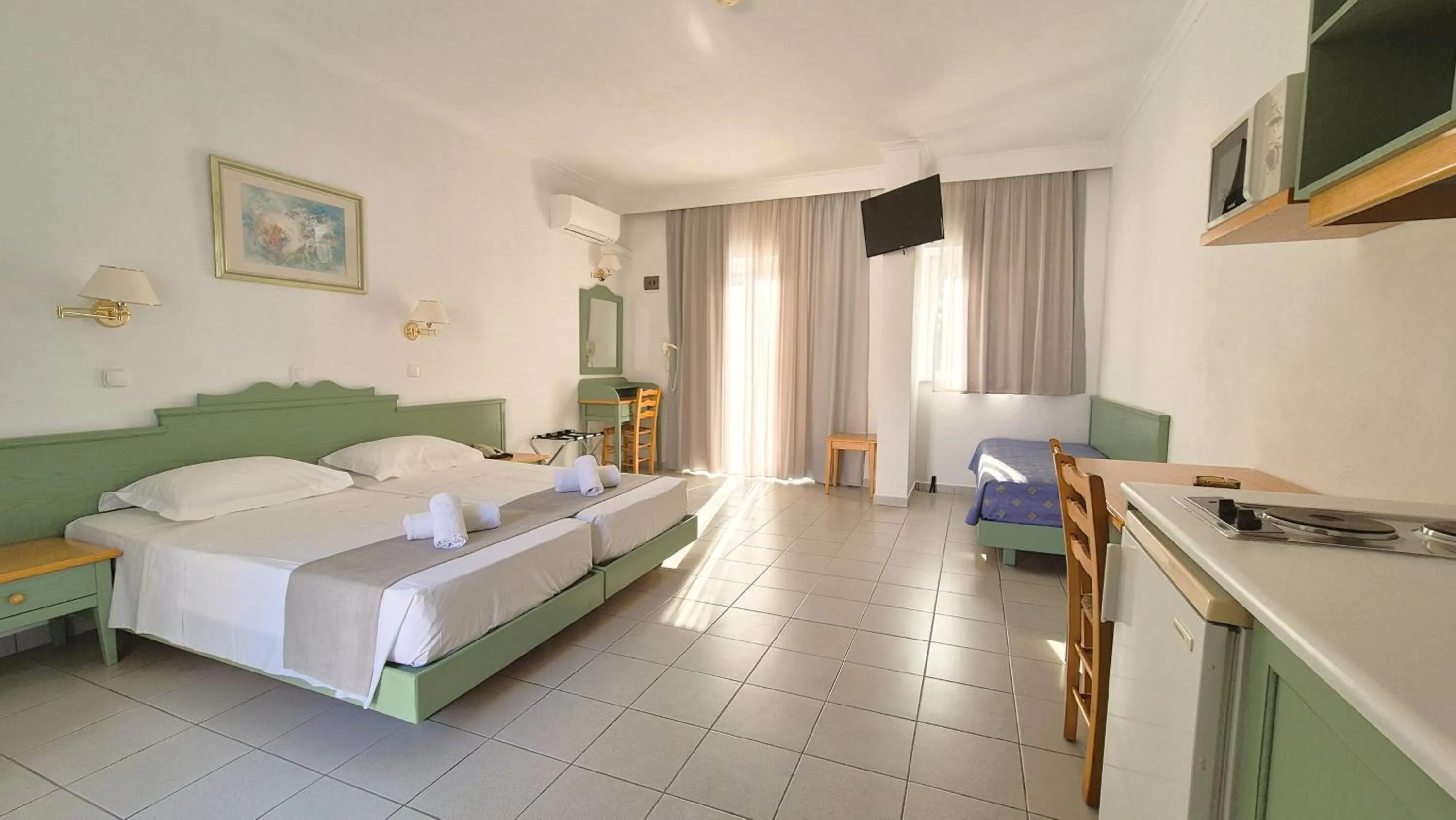 Photo of the whole room, Bed in Andromeda Hotel Apartments