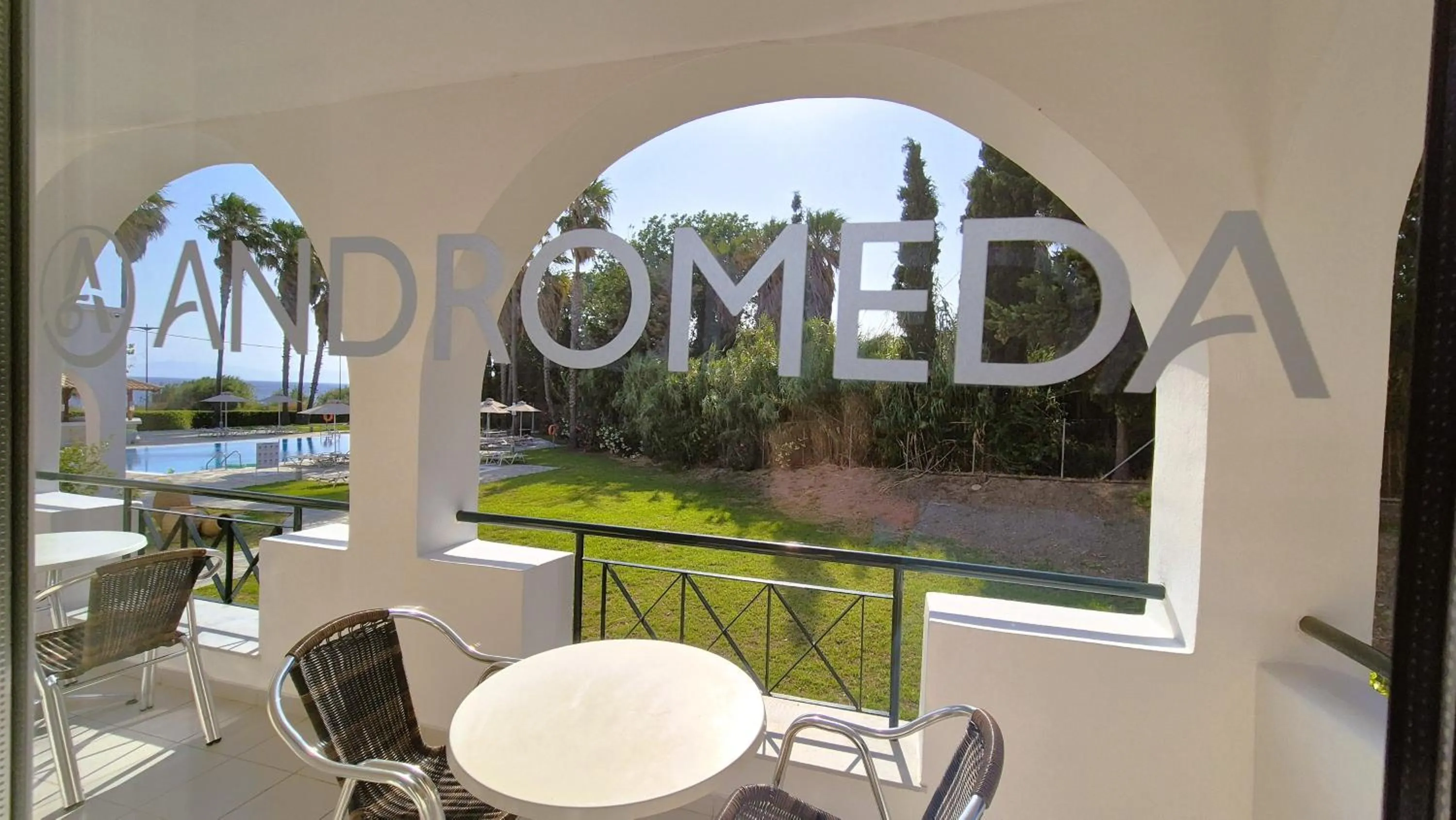 Garden view in Andromeda Hotel Apartments