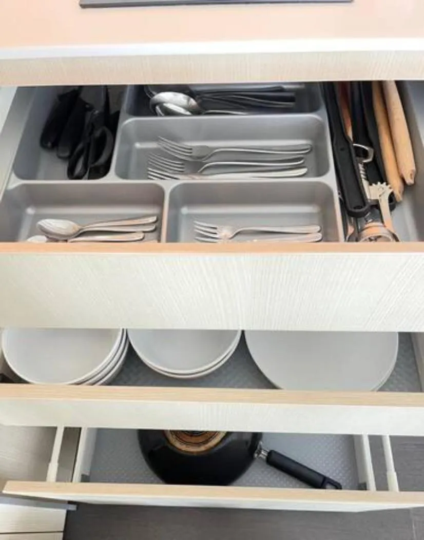 Kitchen or kitchenette in Family Suite Sea view 2Bedroom at Veranda Residence Pattaya