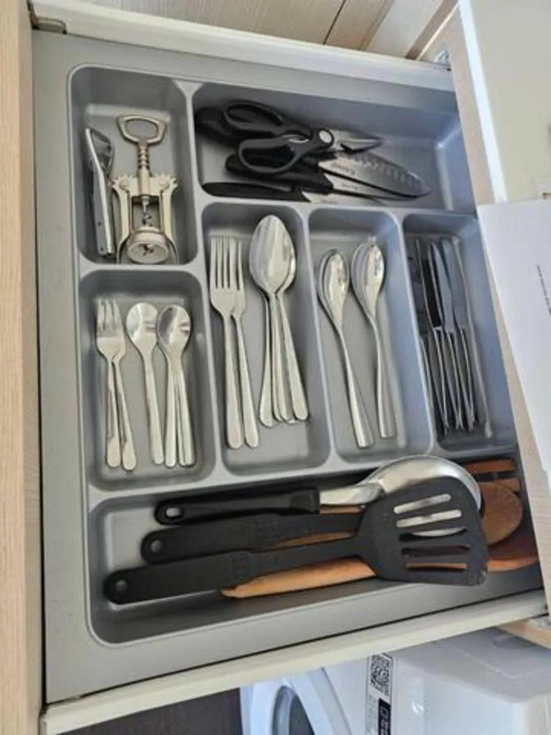 Kitchen or kitchenette in Family Suite Sea view 2Bedroom at Veranda Residence Pattaya