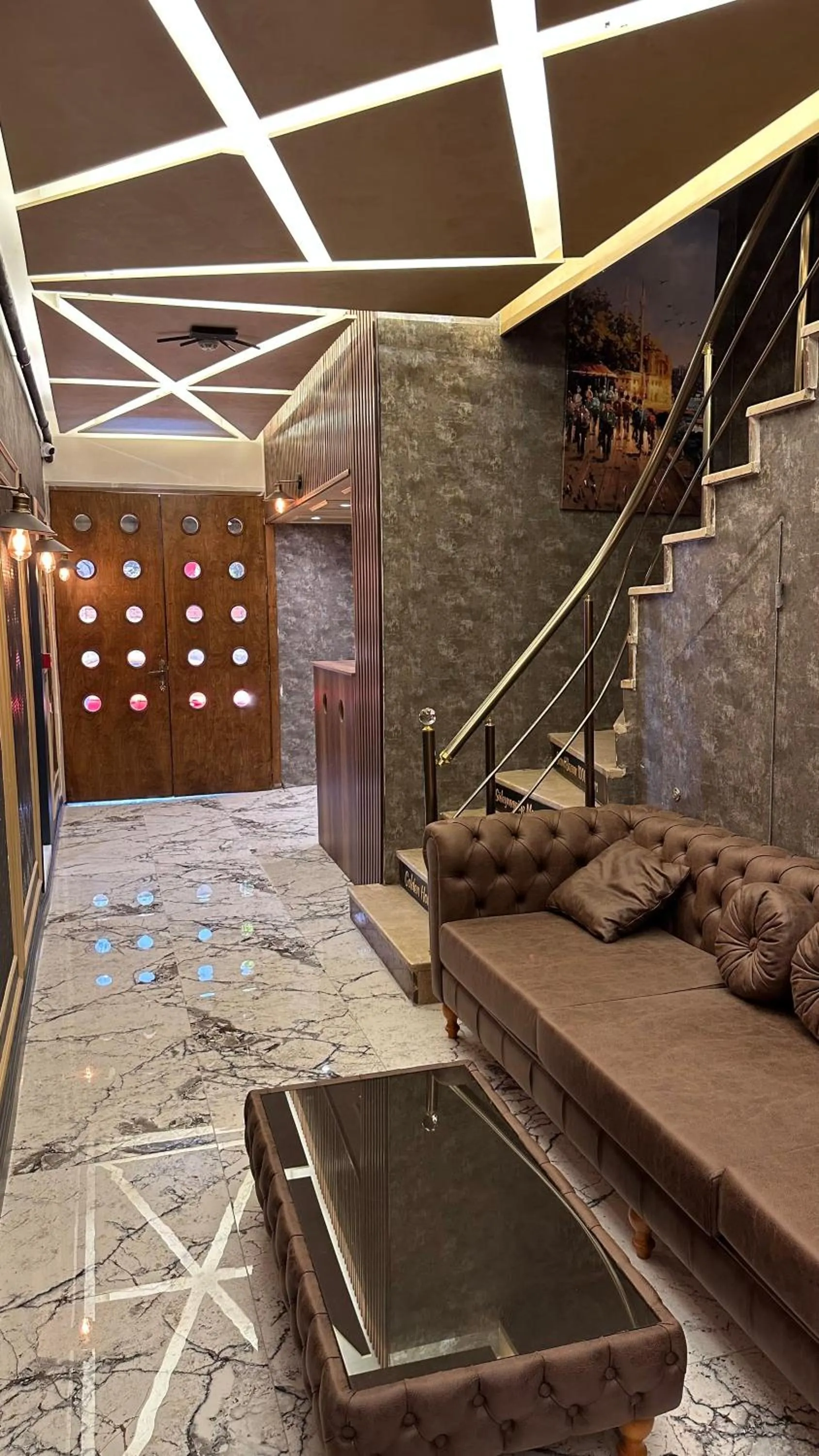 Seating area in Mar Boutique Apartment