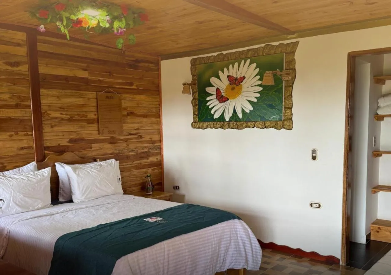 Bed in Jardin de los Silleteros Agro Parque Hotel