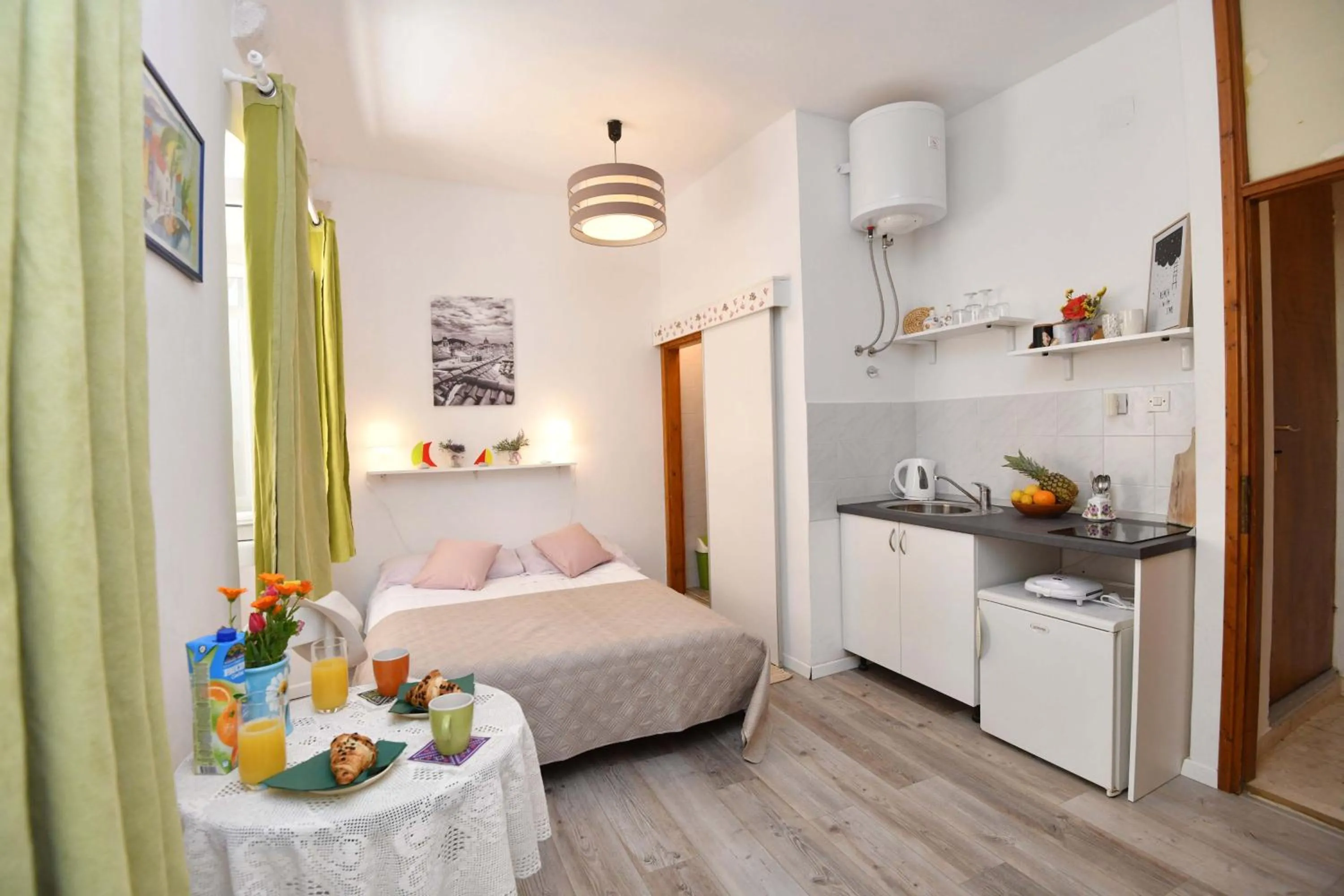 Bed in Apartments Mila
