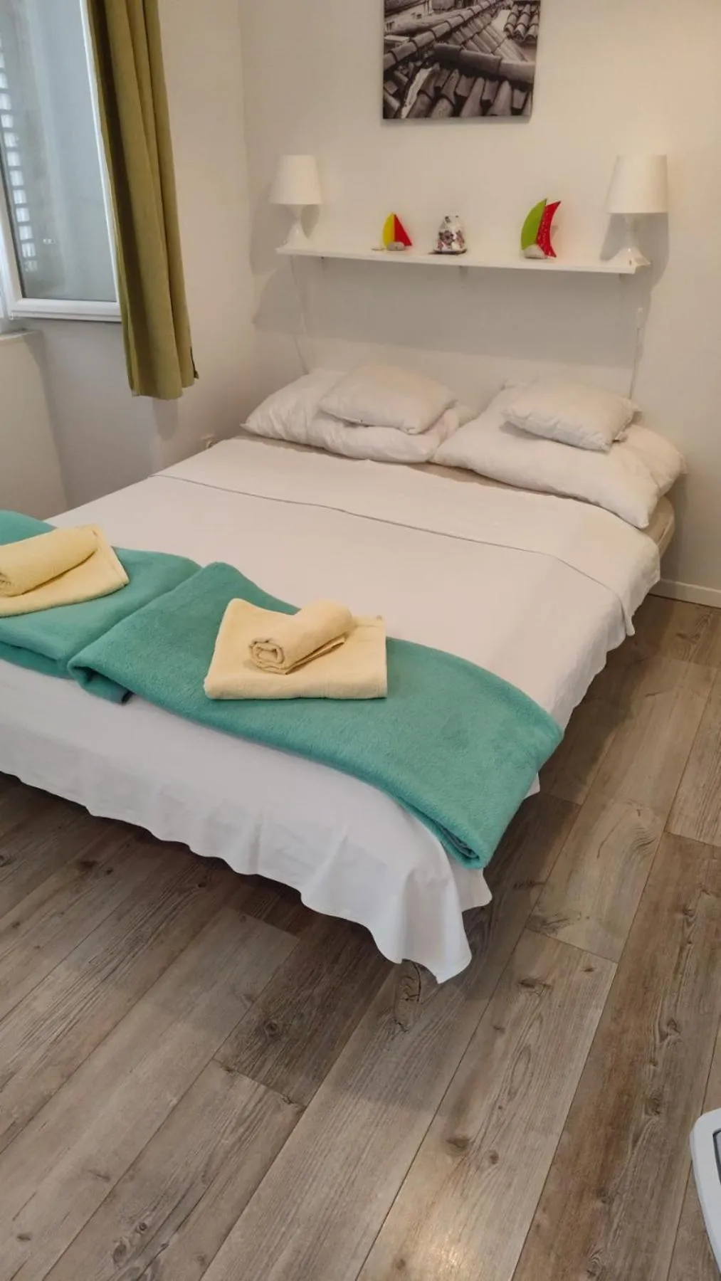 Bed in Apartments Mila