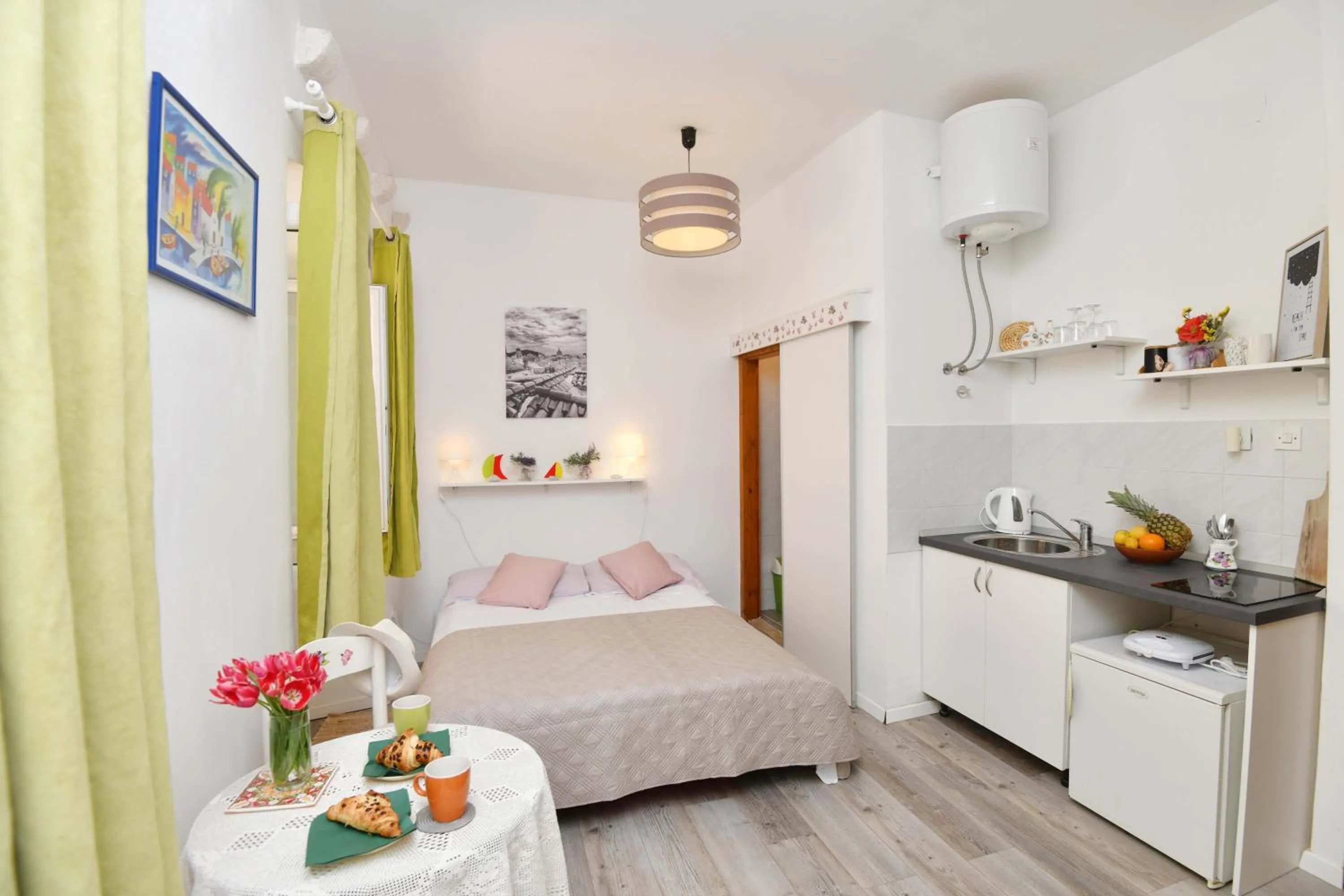 Bed in Apartments Mila