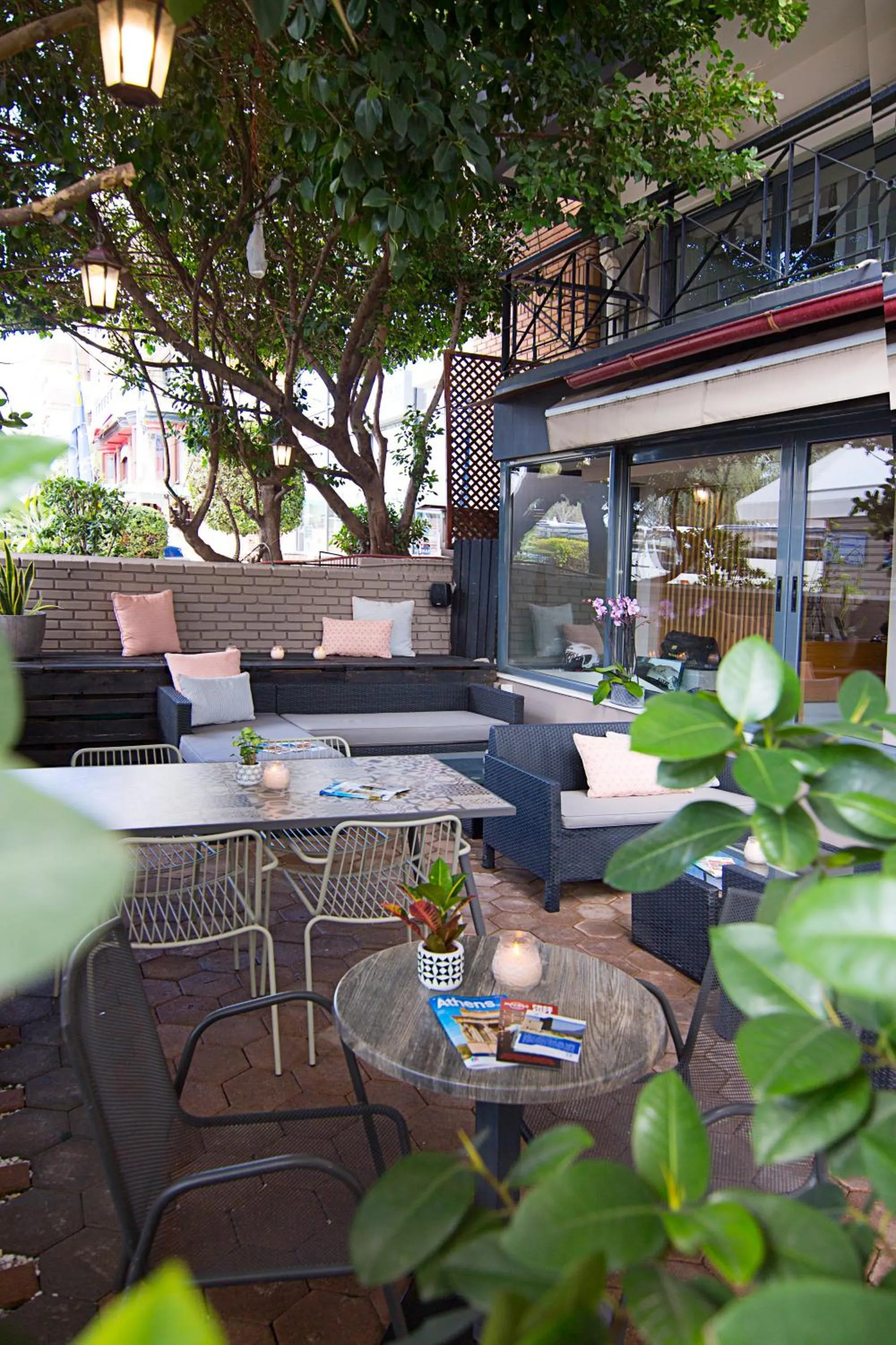 Patio in Galaxy Hotel