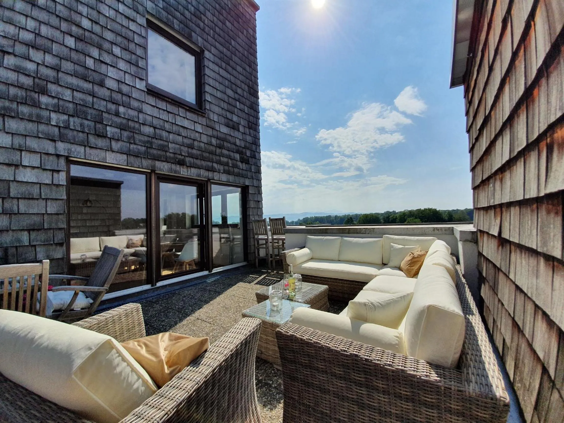 Penthouse Weitblick mit Berg und Seesicht