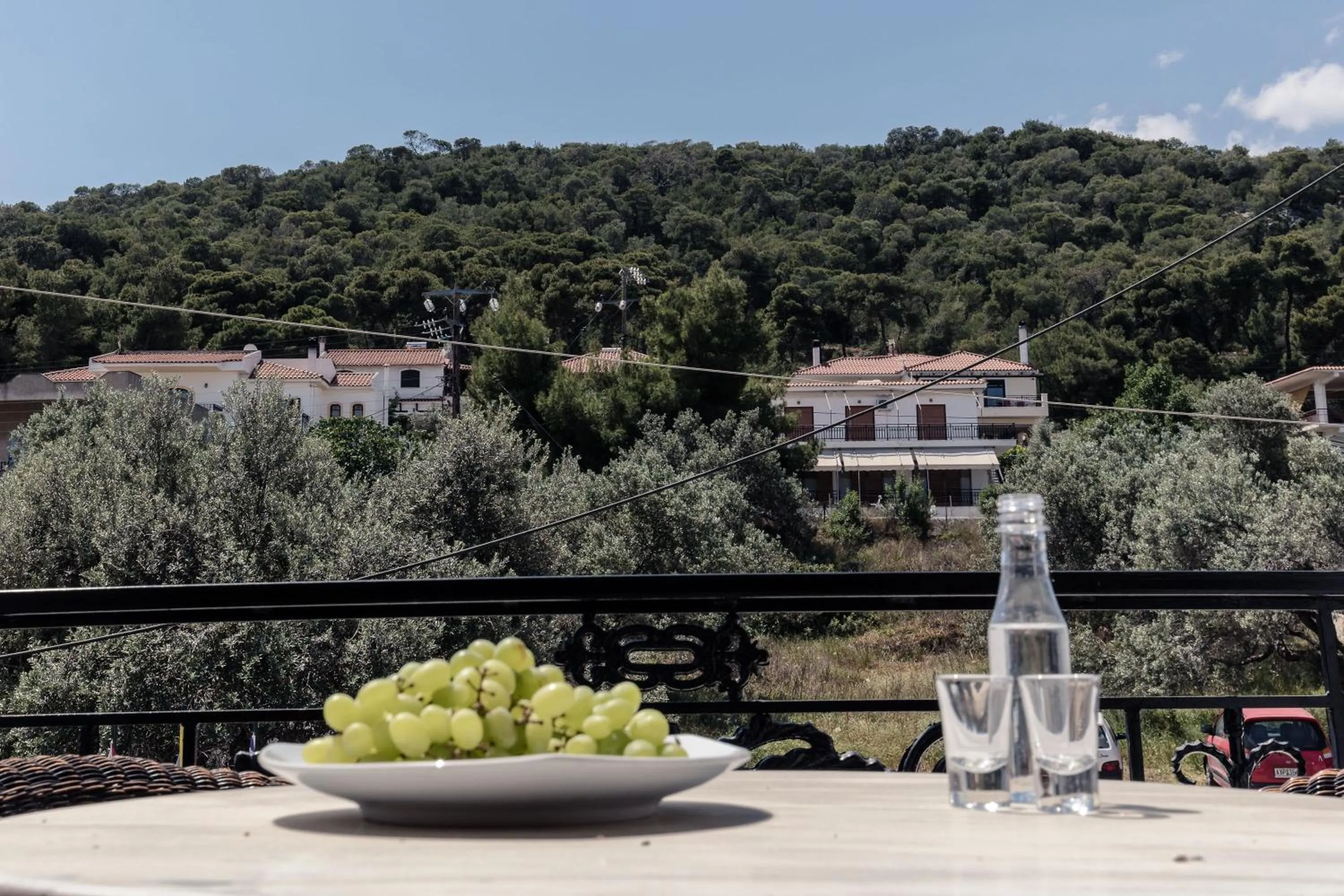 Balcony/Terrace in Aktaion Beach Boutique Hotel & Spa