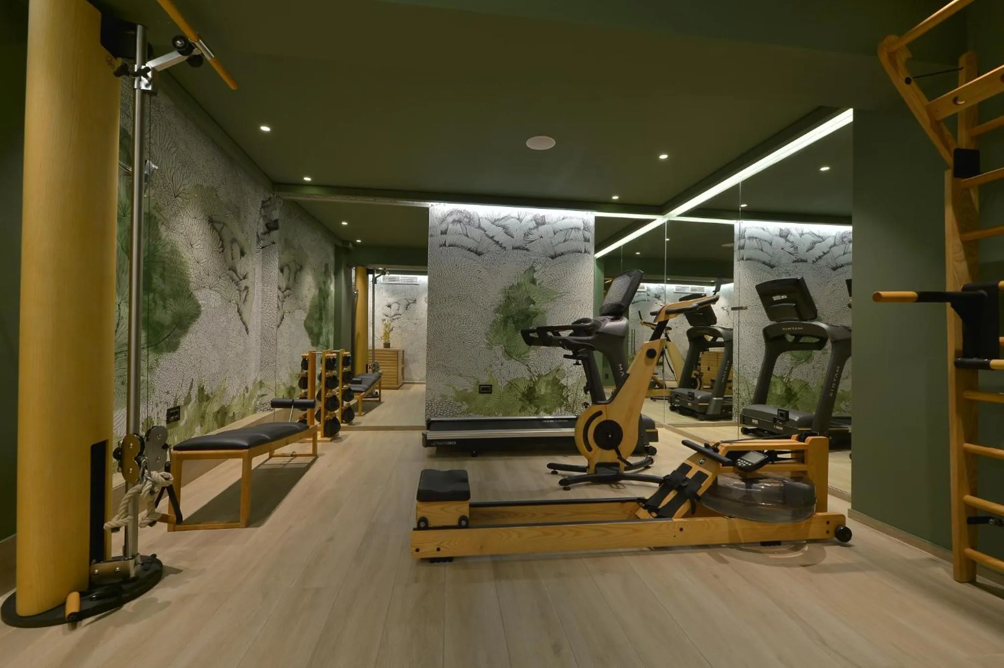 Fitness centre/facilities in Aktaion Beach Boutique Hotel & Spa