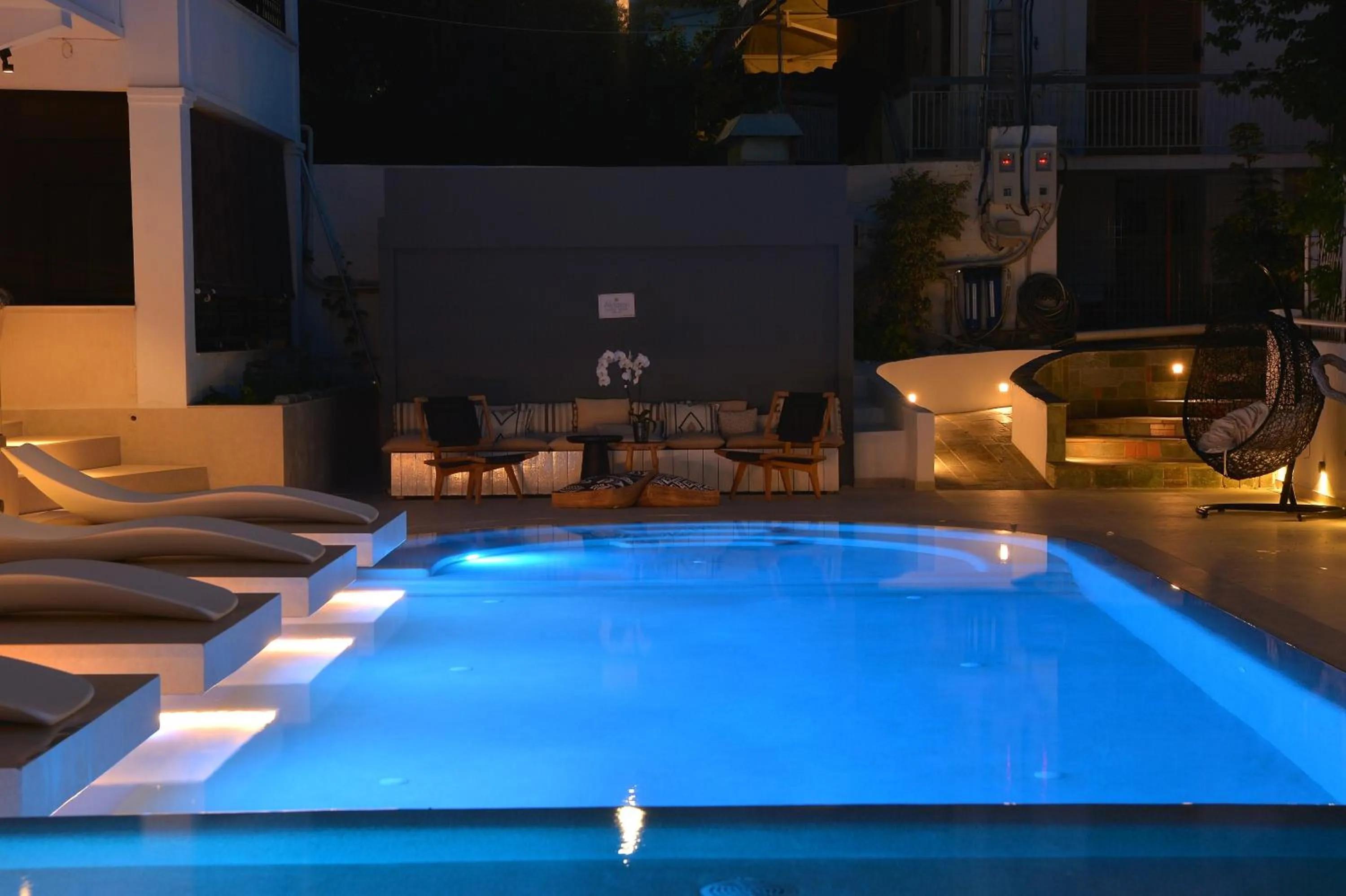 Seating area in Aktaion Beach Boutique Hotel & Spa