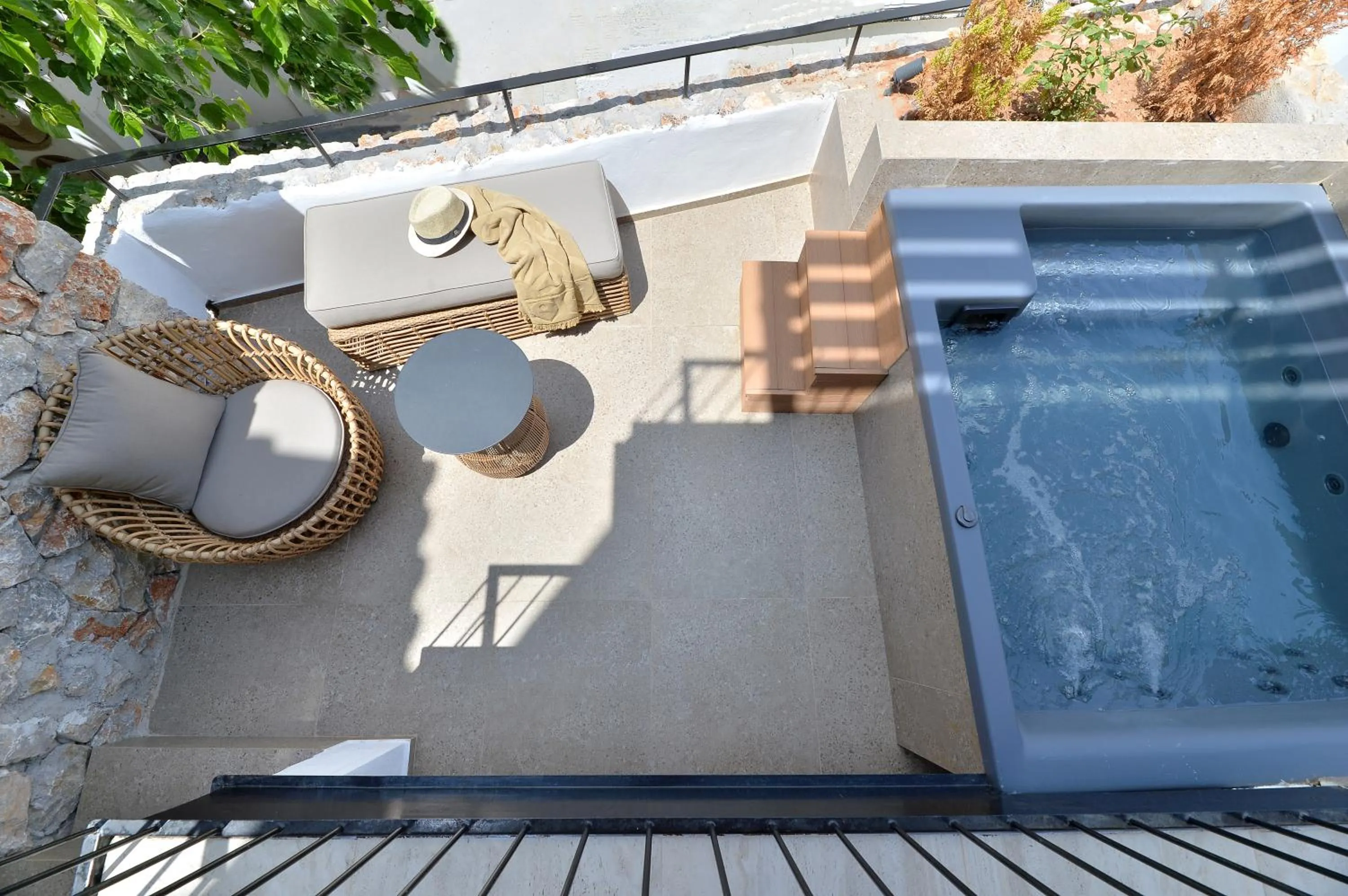 Patio in Aktaion Beach Boutique Hotel & Spa