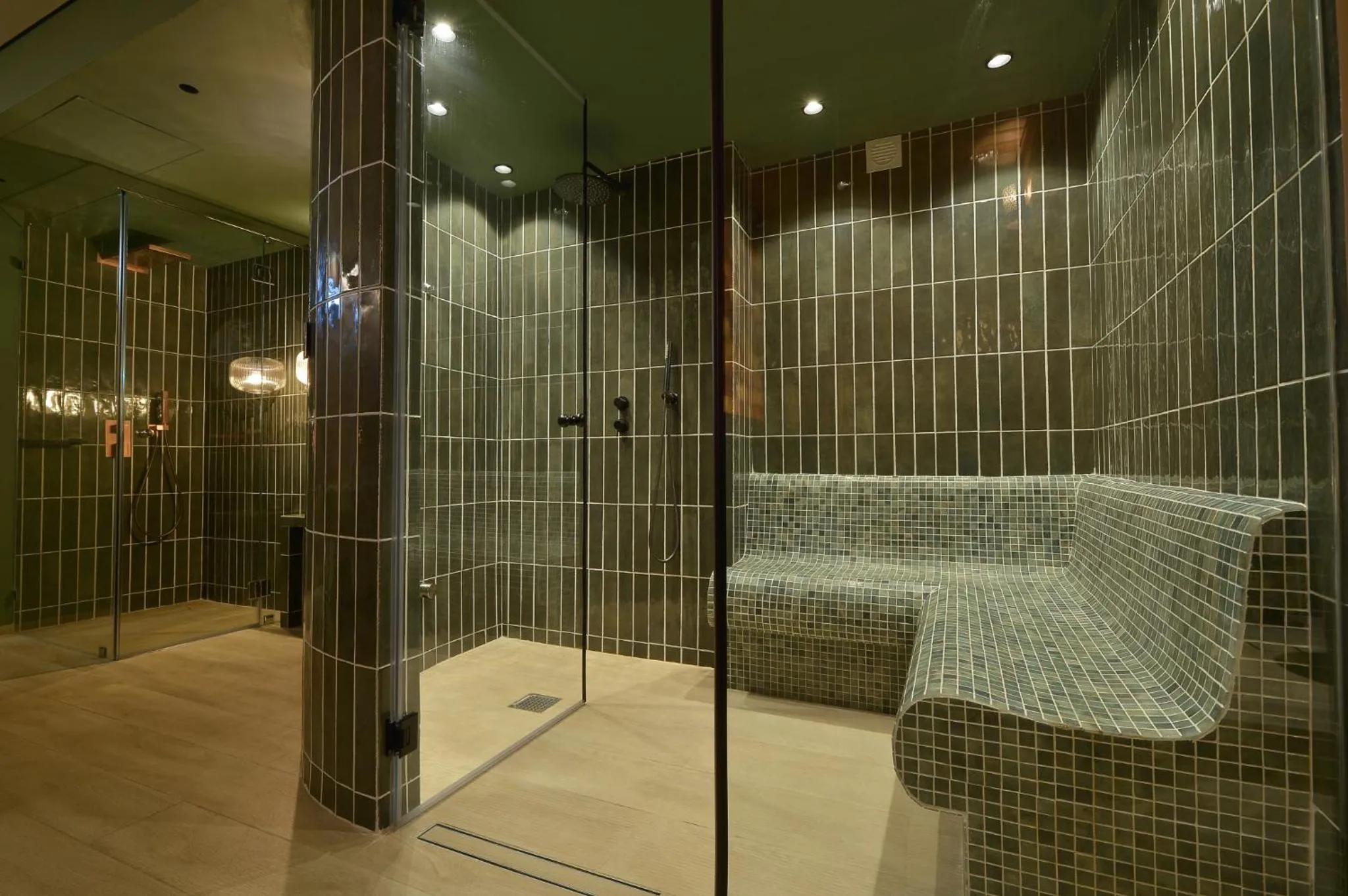 Steam room in Aktaion Beach Boutique Hotel & Spa