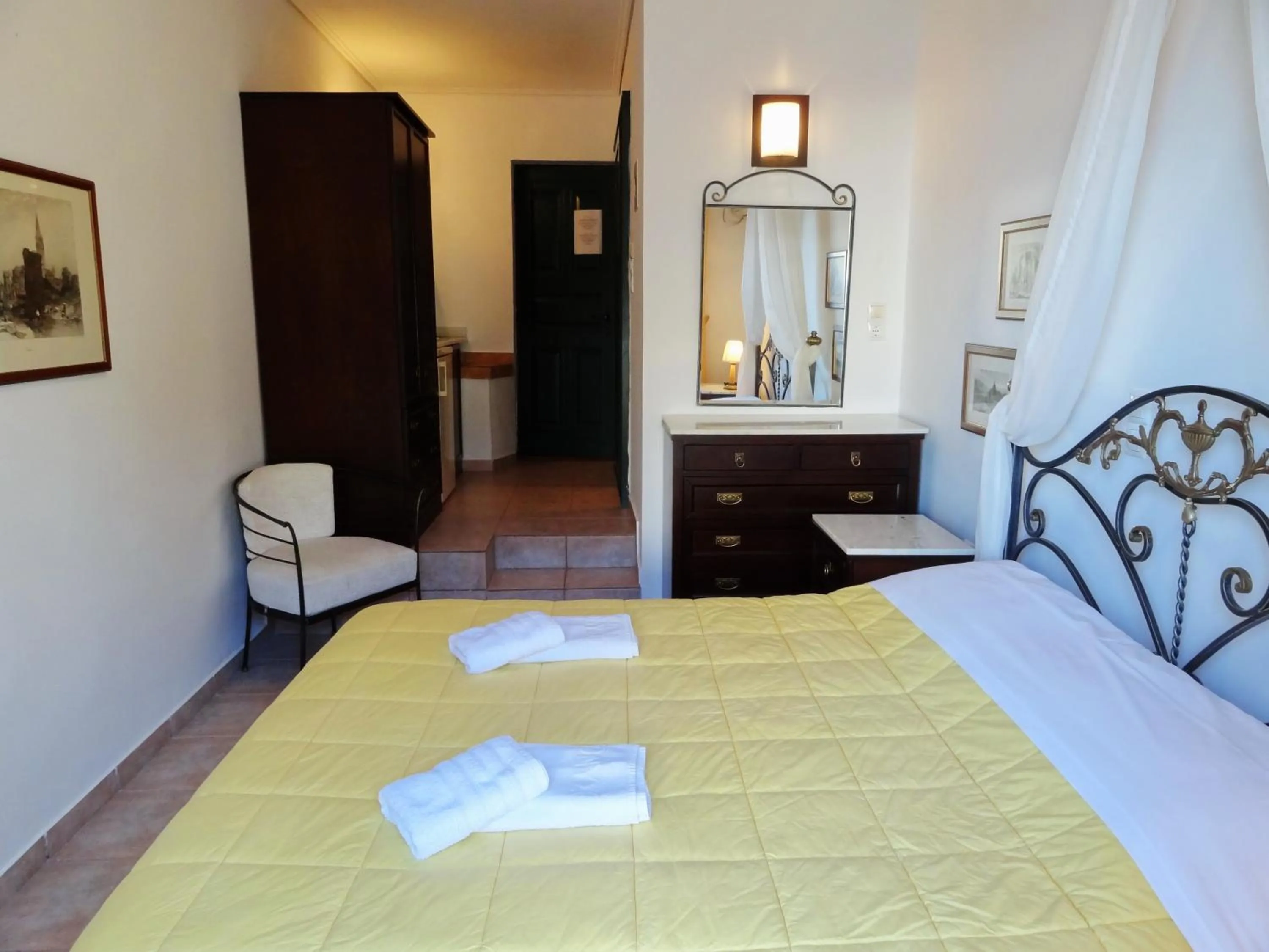 Bedroom, Bed in Dionysos Hotel