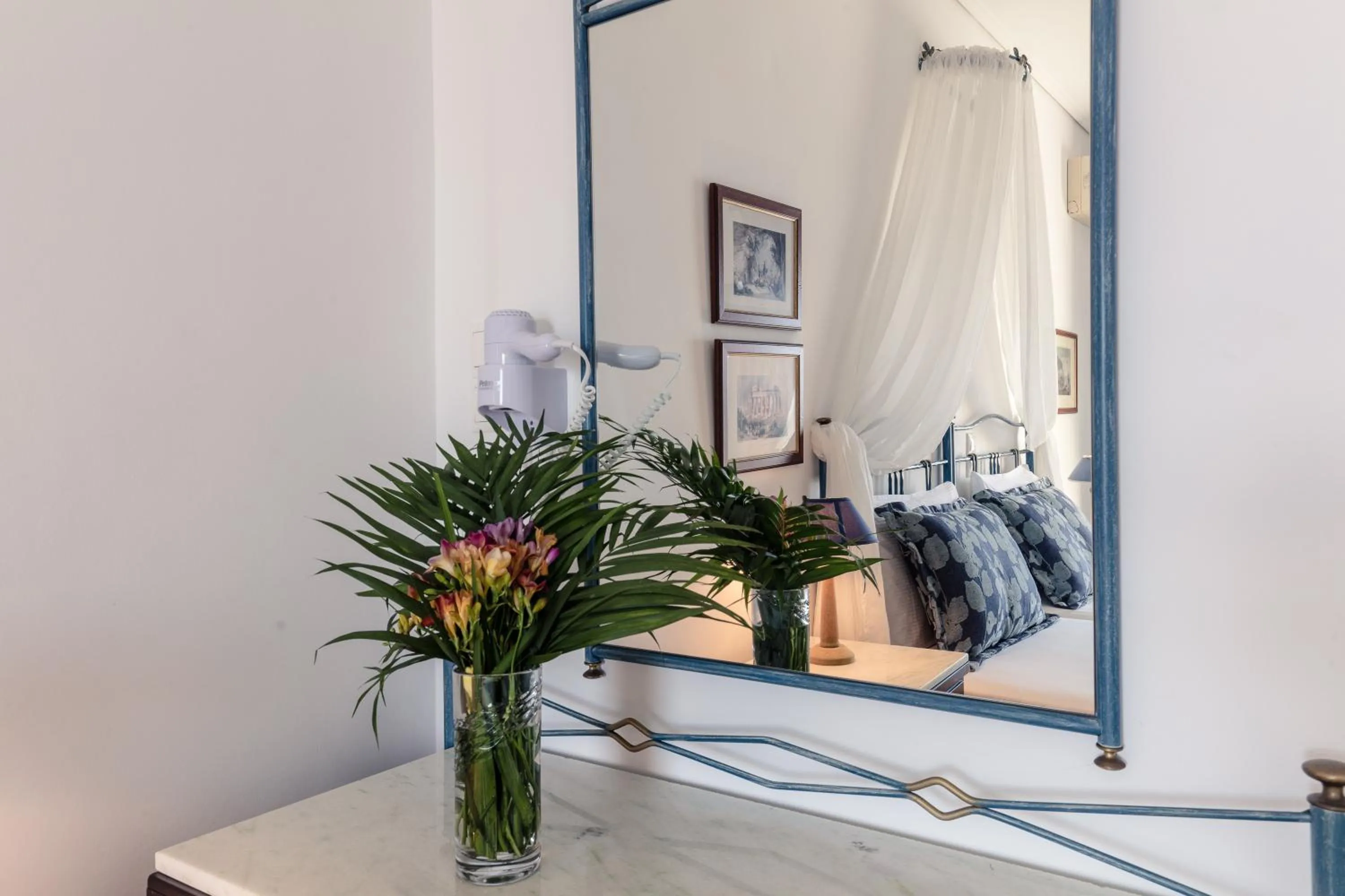 Bed in Dionysos Hotel