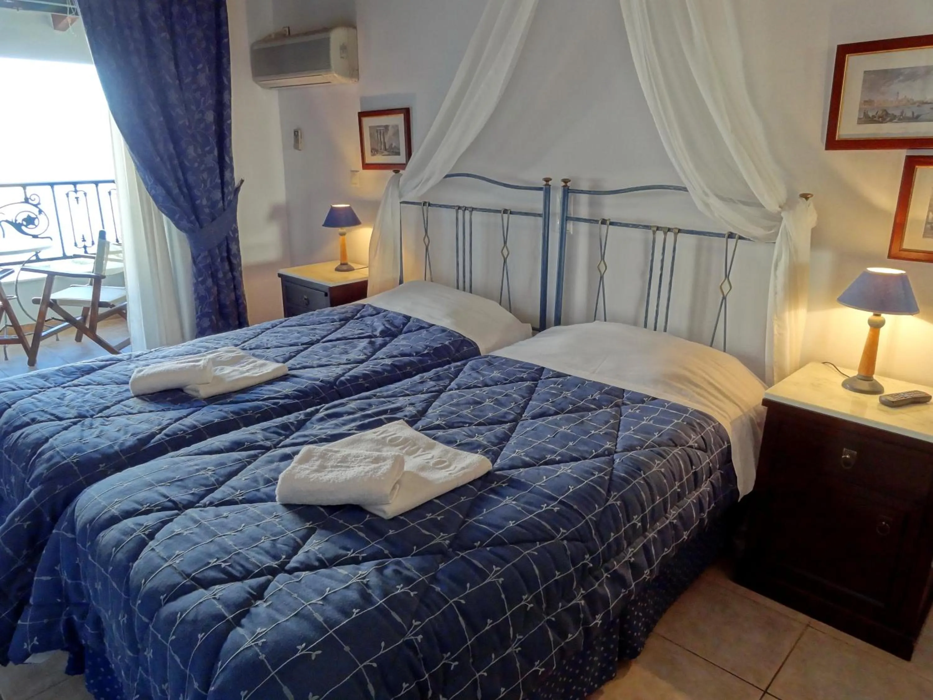 Toilet, Bed in Dionysos Hotel