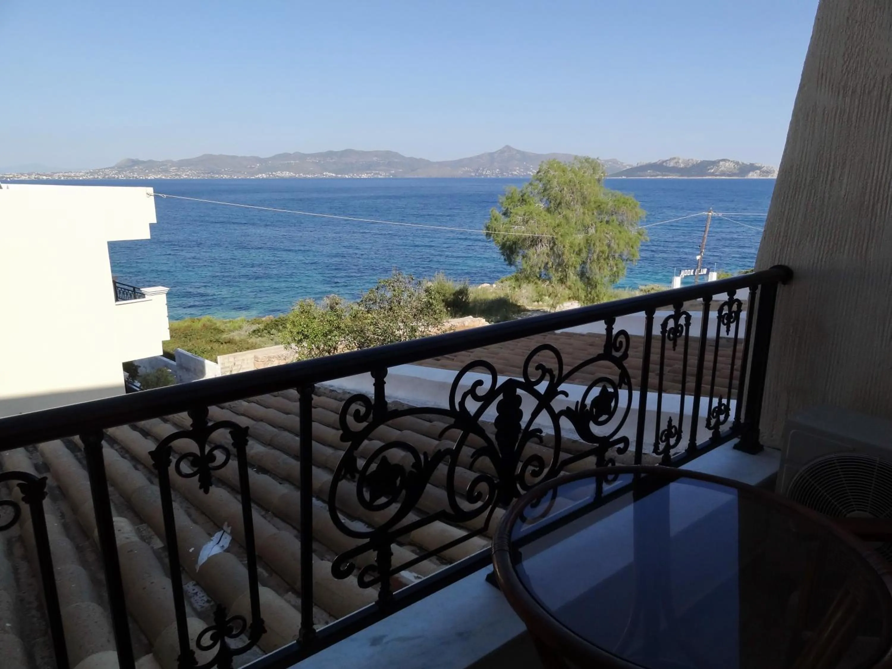 Shower in Dionysos Hotel