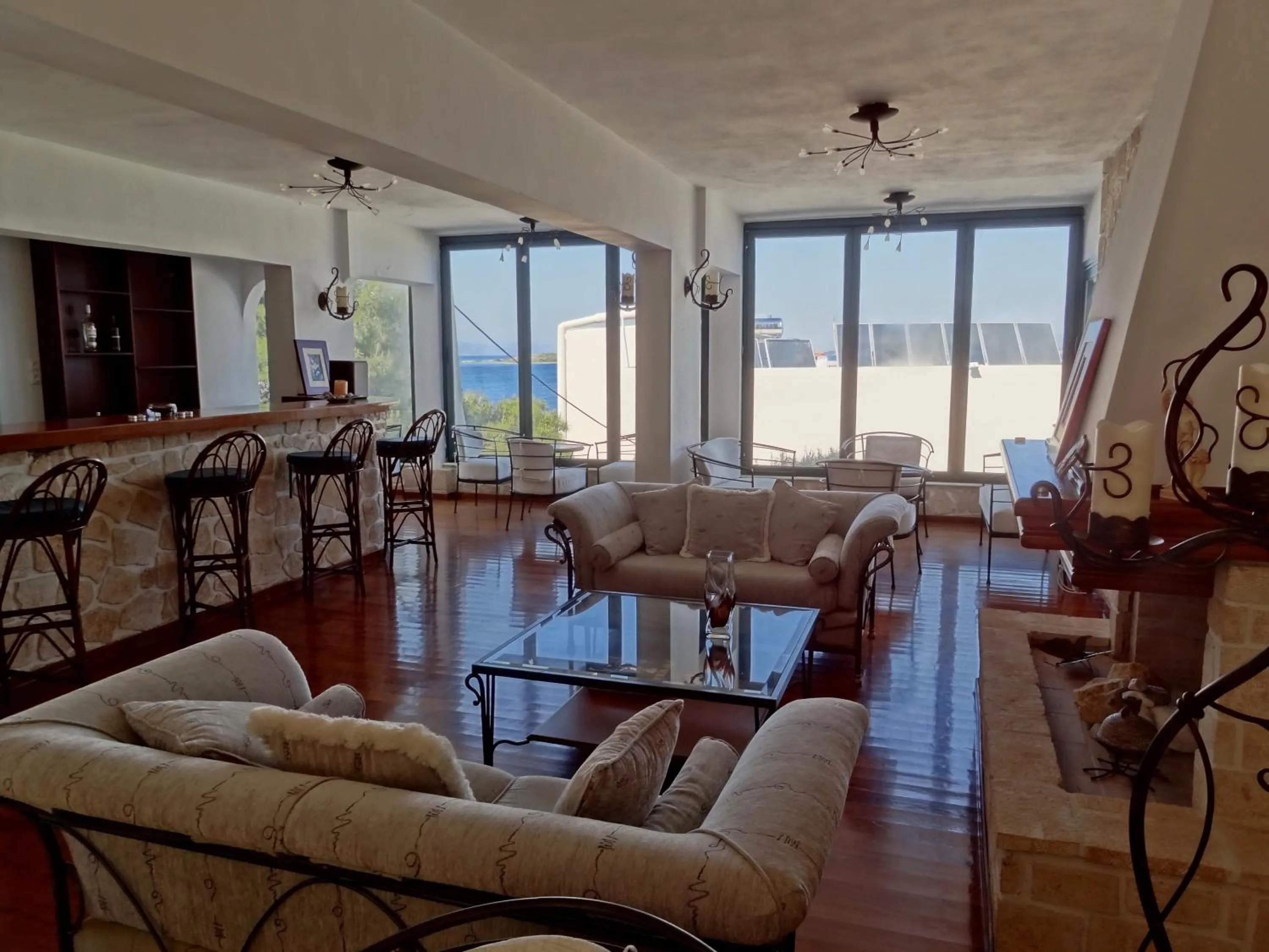 Lobby or reception in Dionysos Hotel