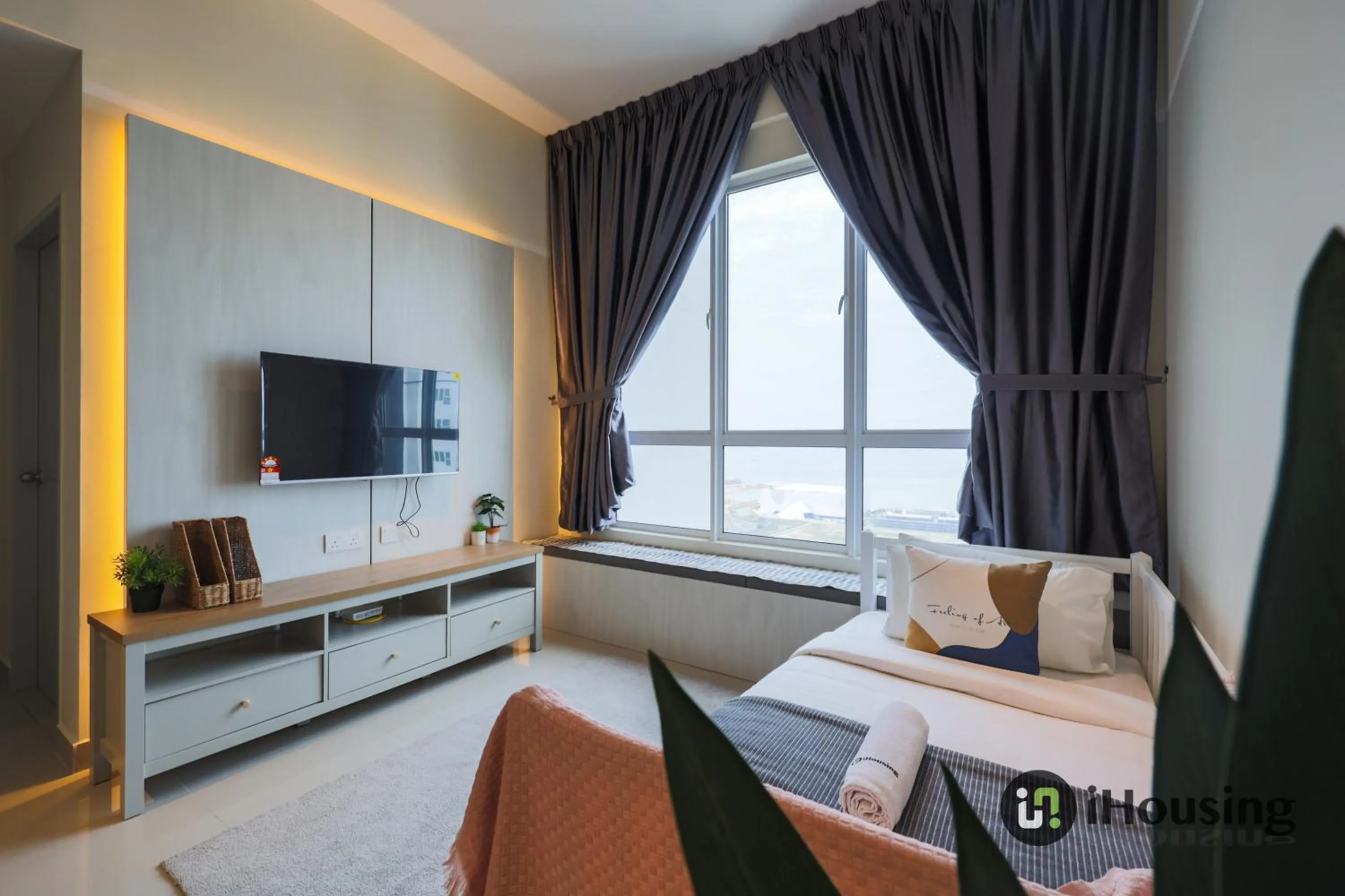 Bed in Amber Cove Melaka Premium By I Housing