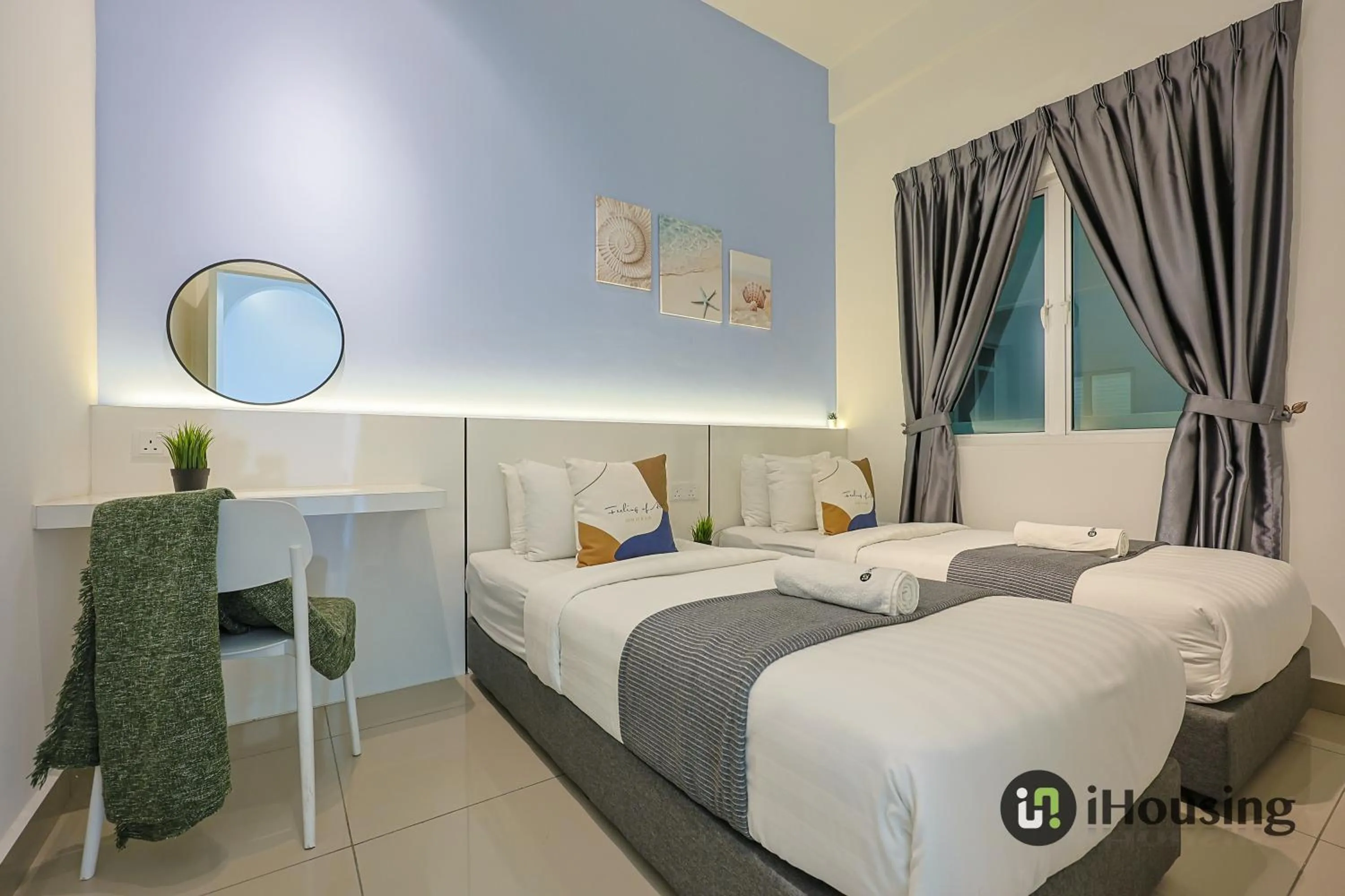 Bed in Amber Cove Melaka Premium By I Housing