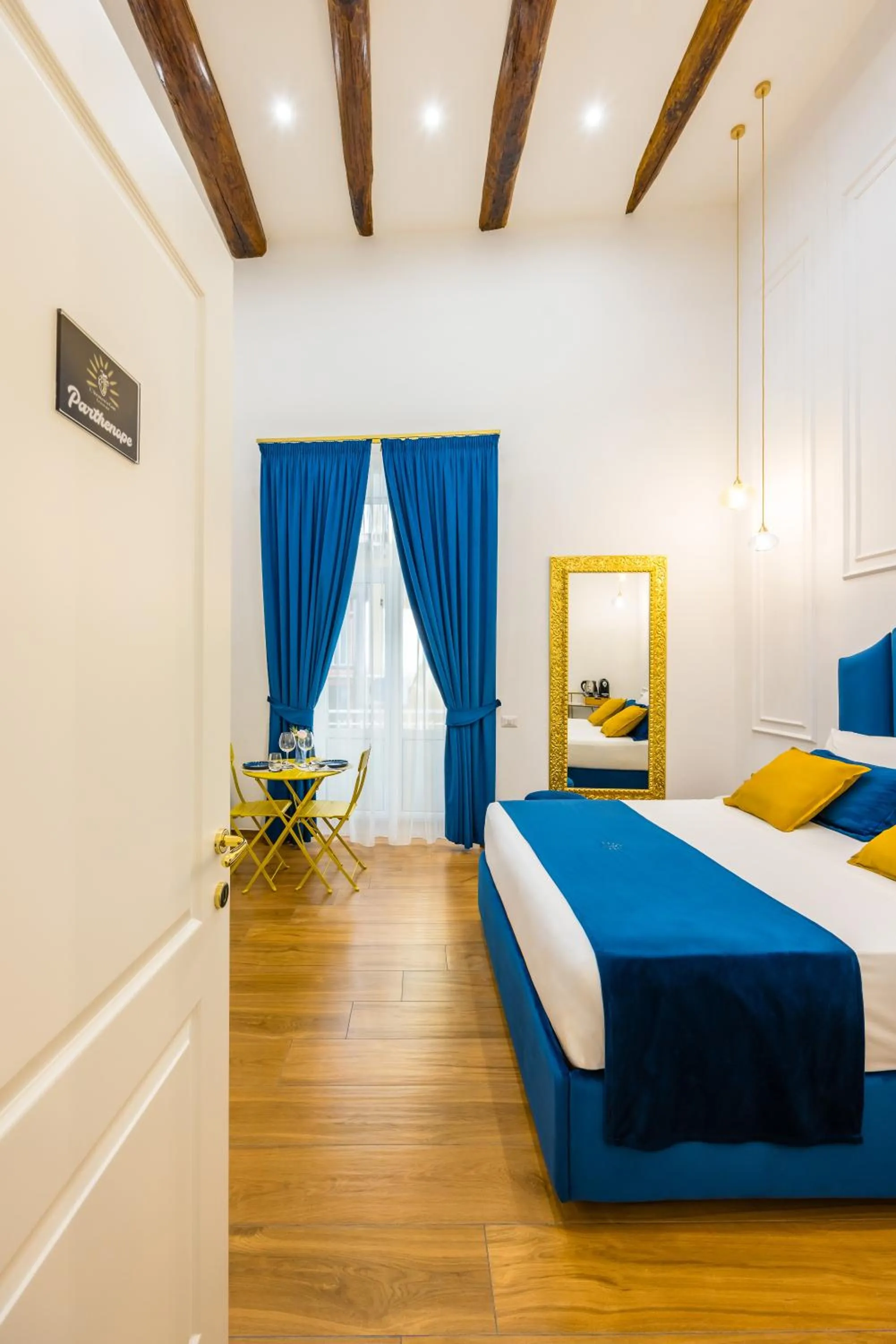 View (from property/room), Bed in L'Angolo d'o core