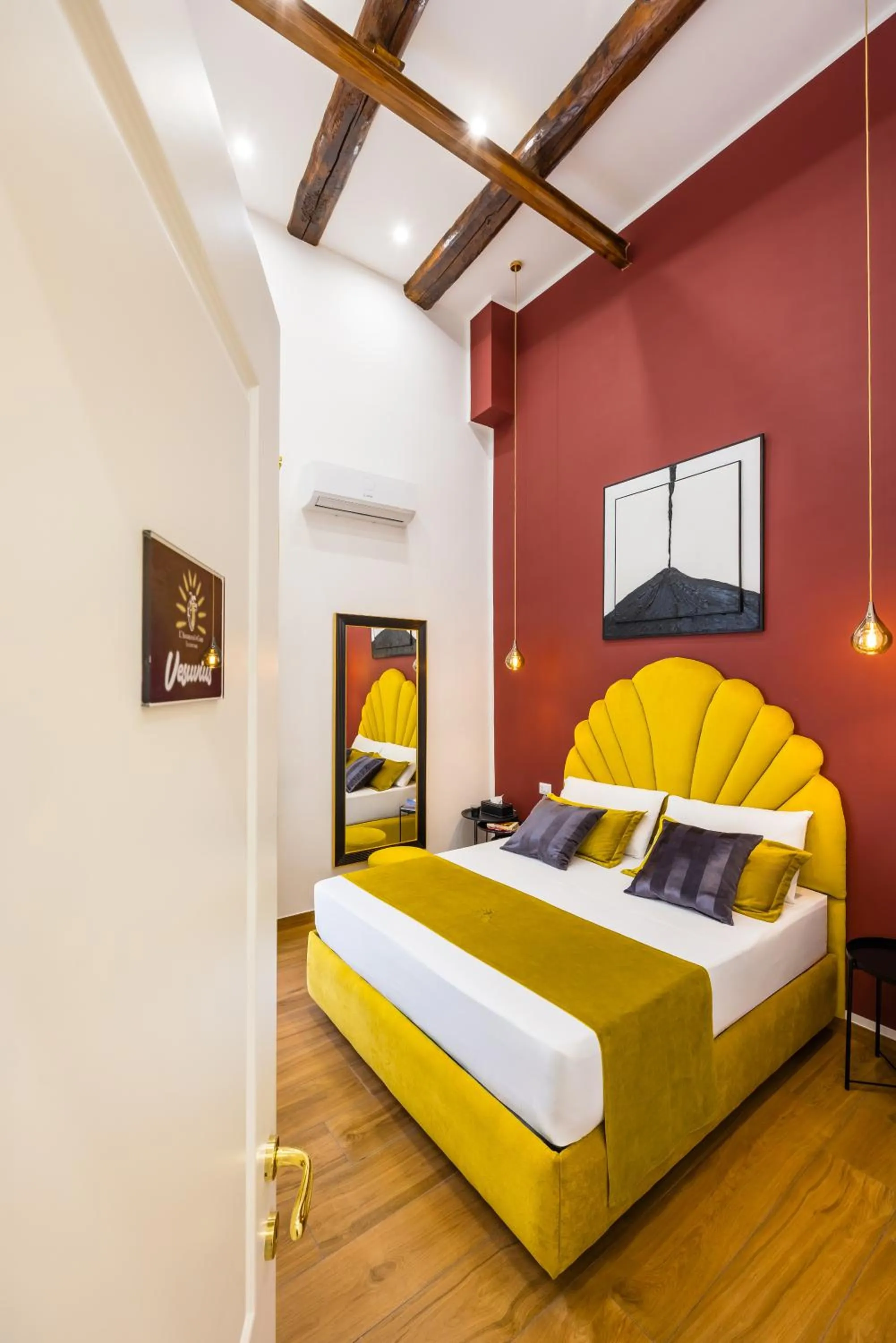 View (from property/room), Bed in L'Angolo d'o core