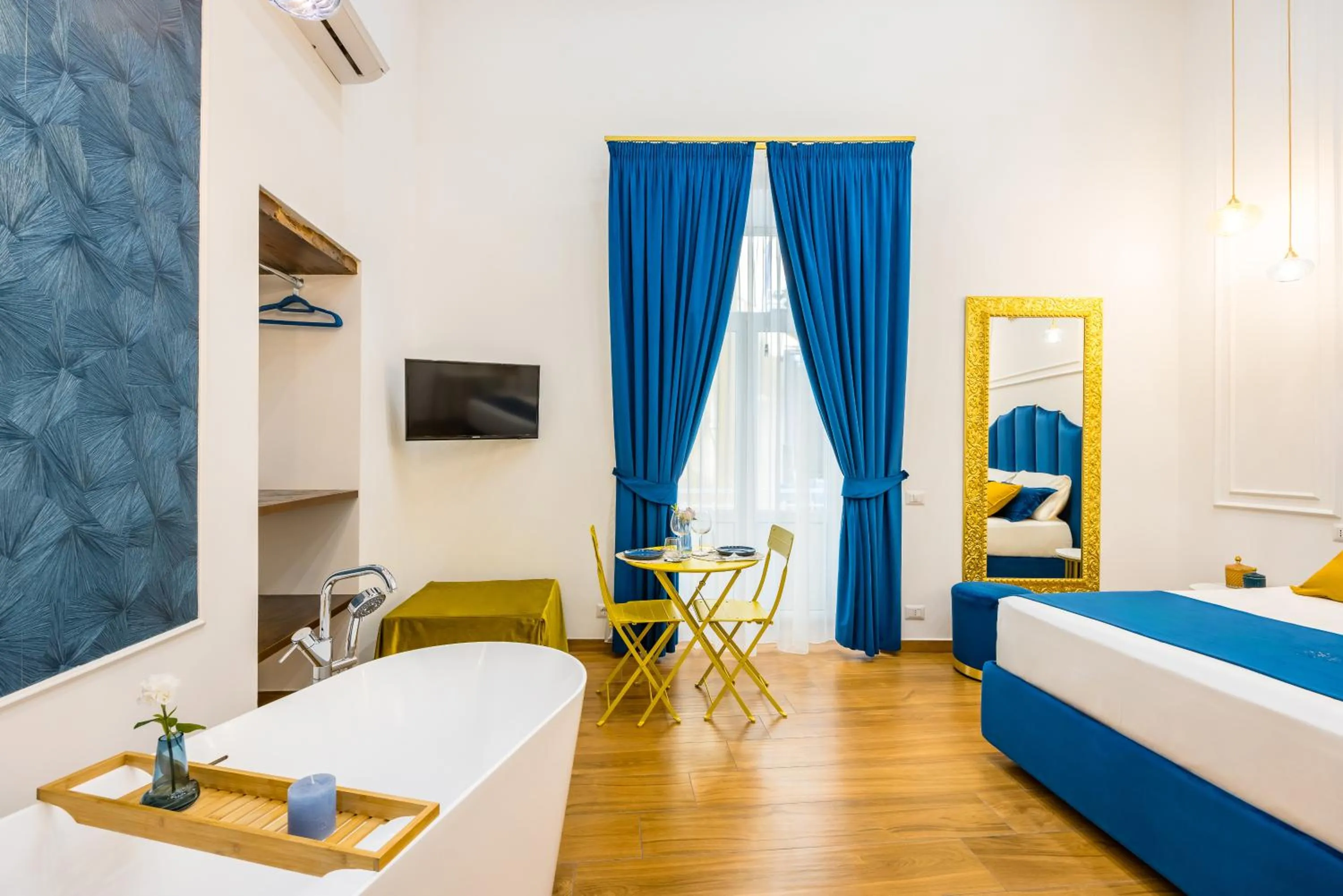 View (from property/room), Bed in L'Angolo d'o core