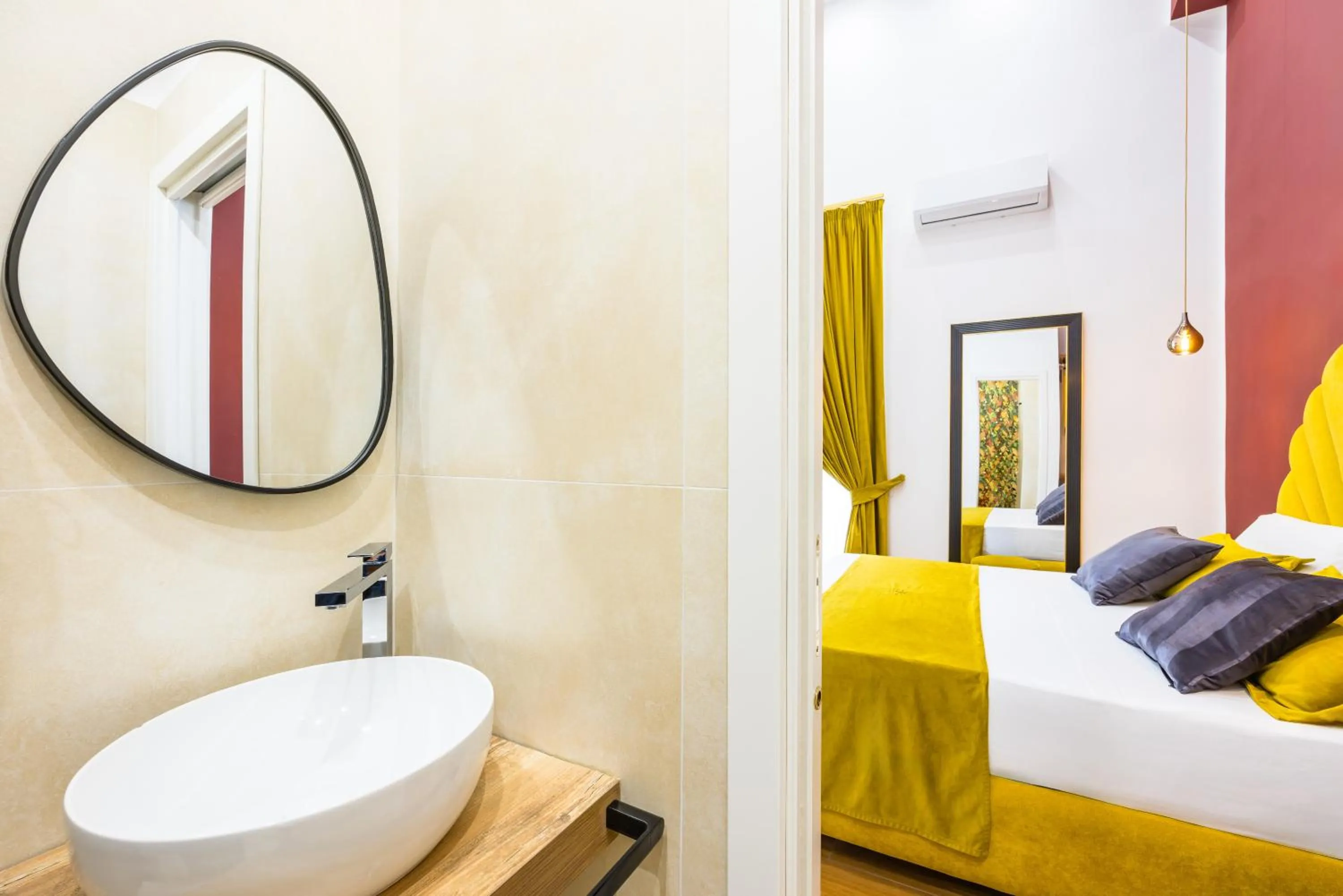 View (from property/room), Bed in L'Angolo d'o core