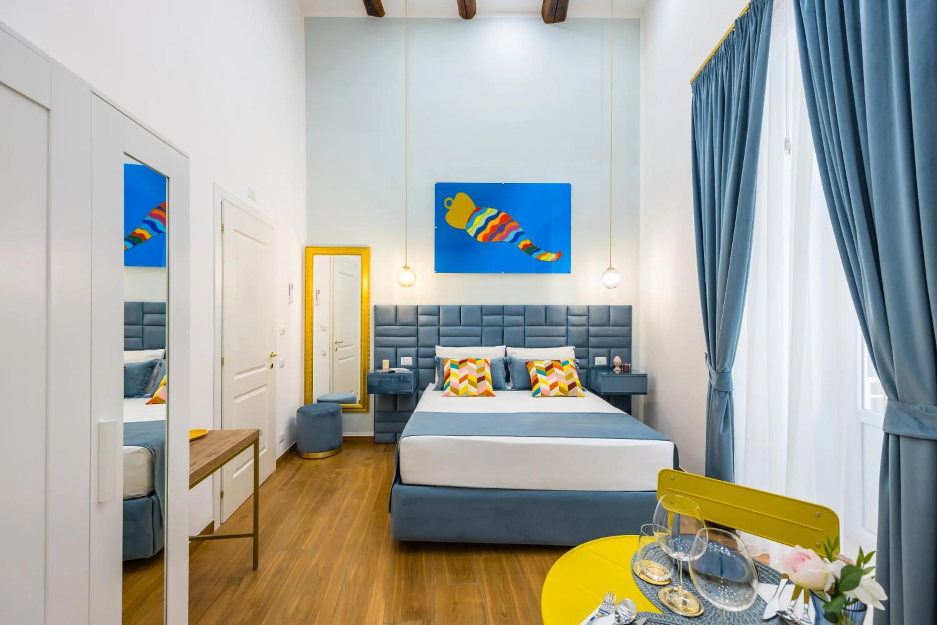 View (from property/room), Bed in L'Angolo d'o core