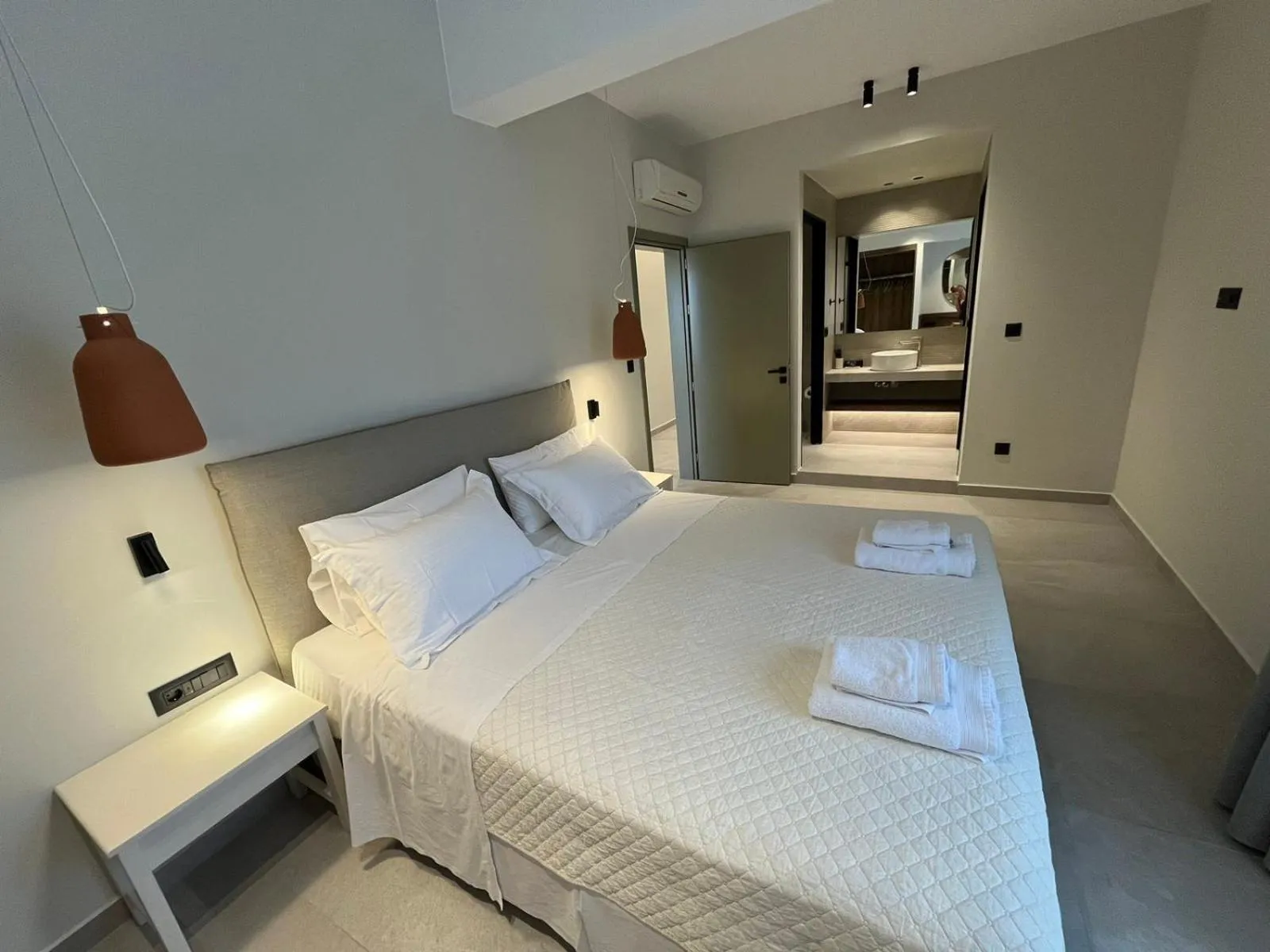 Photo of the whole room, Bed in Mediterranean Sea Top Floor