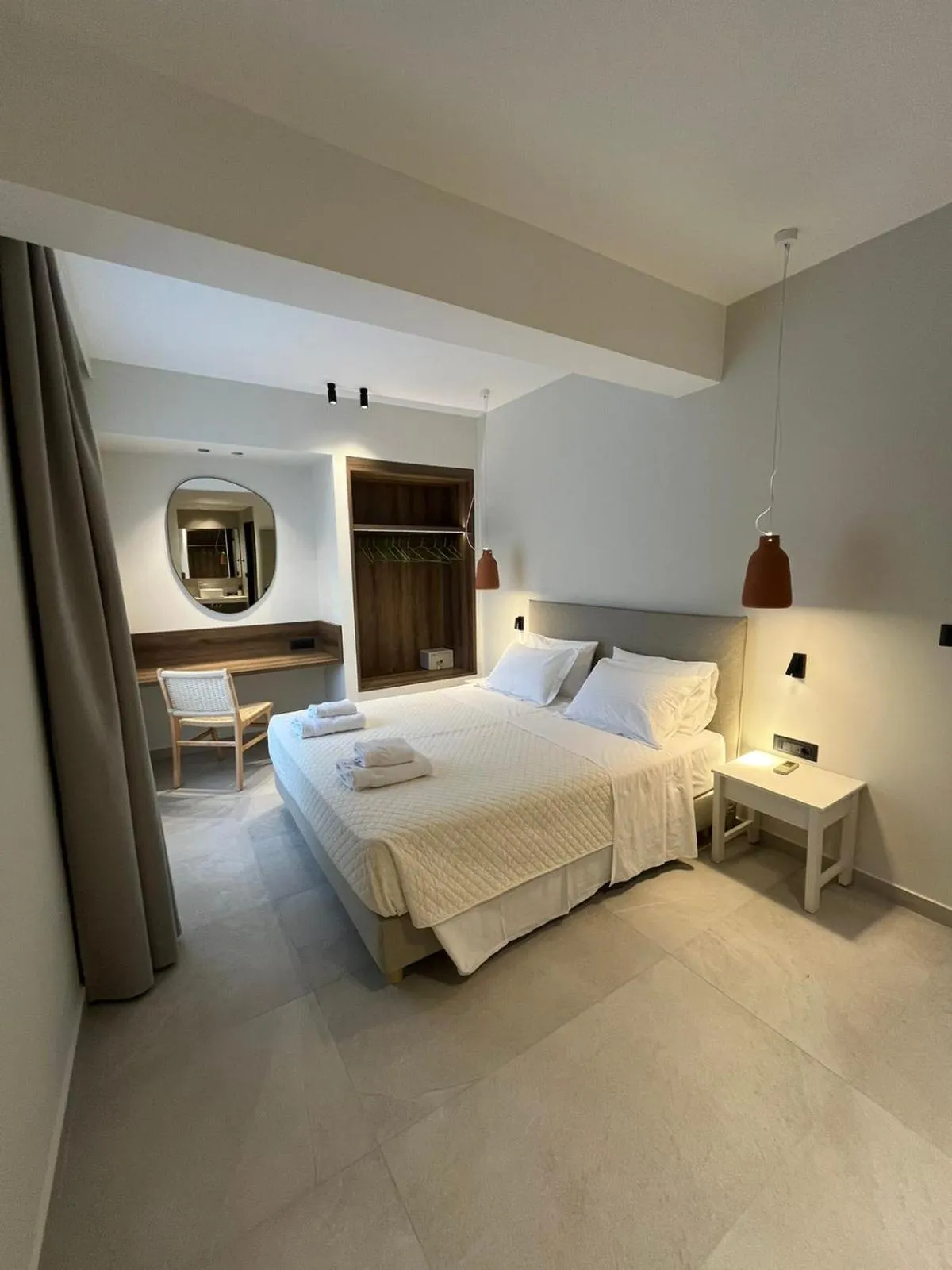 Photo of the whole room, Bed in Mediterranean Sea Top Floor