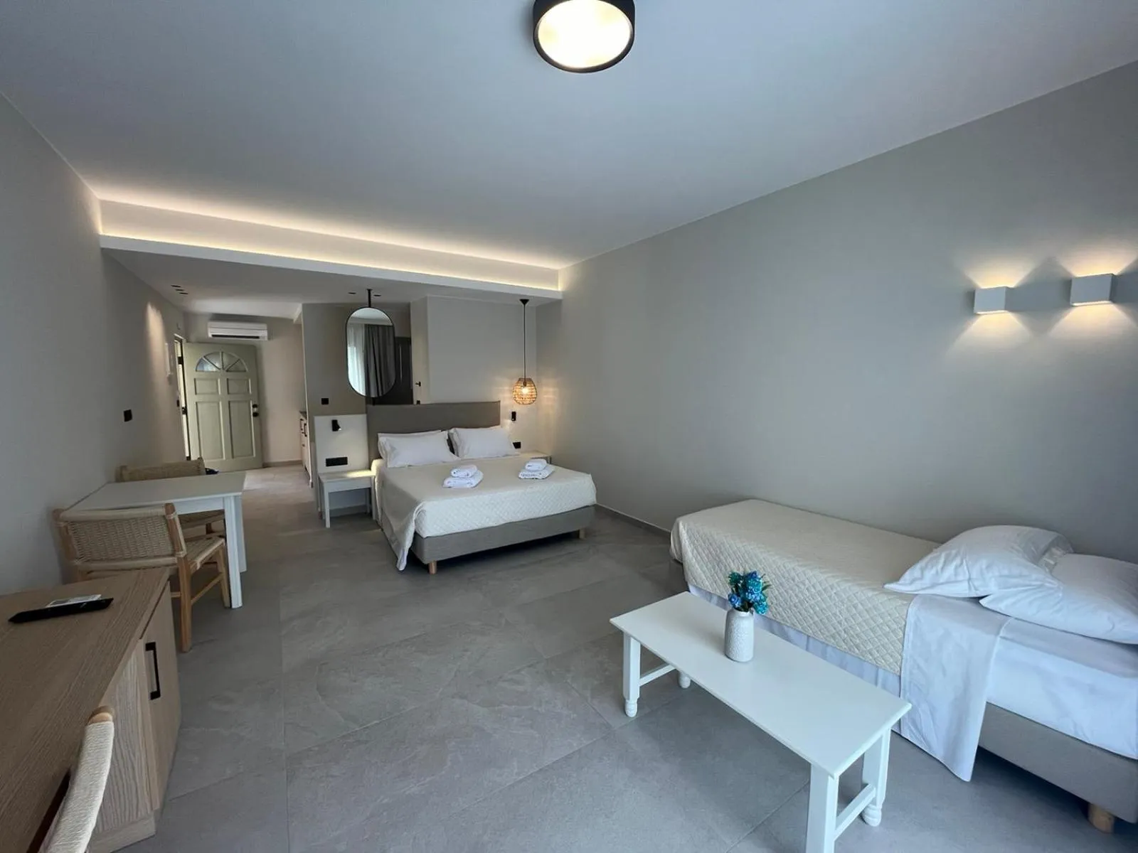 Photo of the whole room, Bed in Mediterranean Sea Top Floor